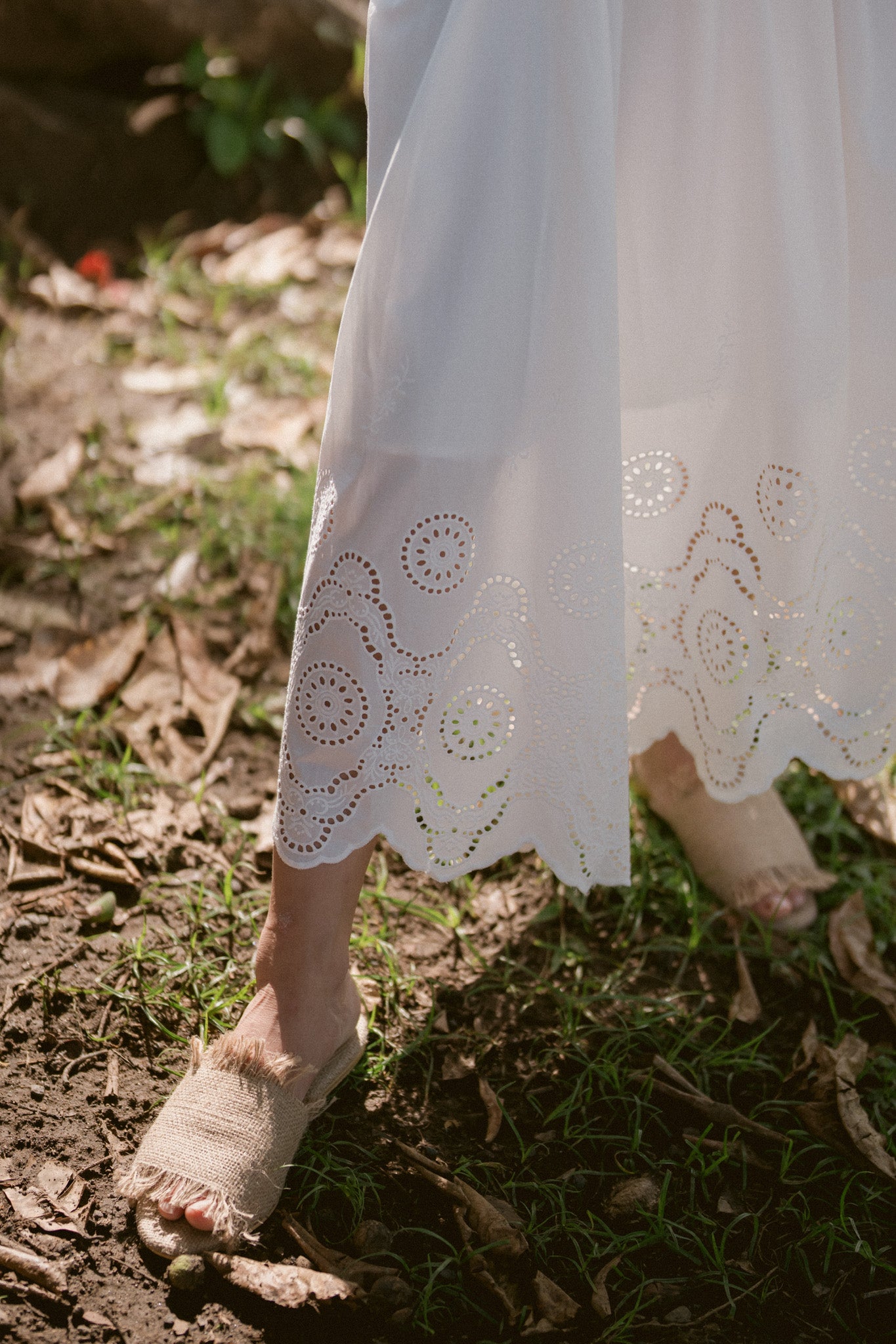 Embroidery Cotton Skirt