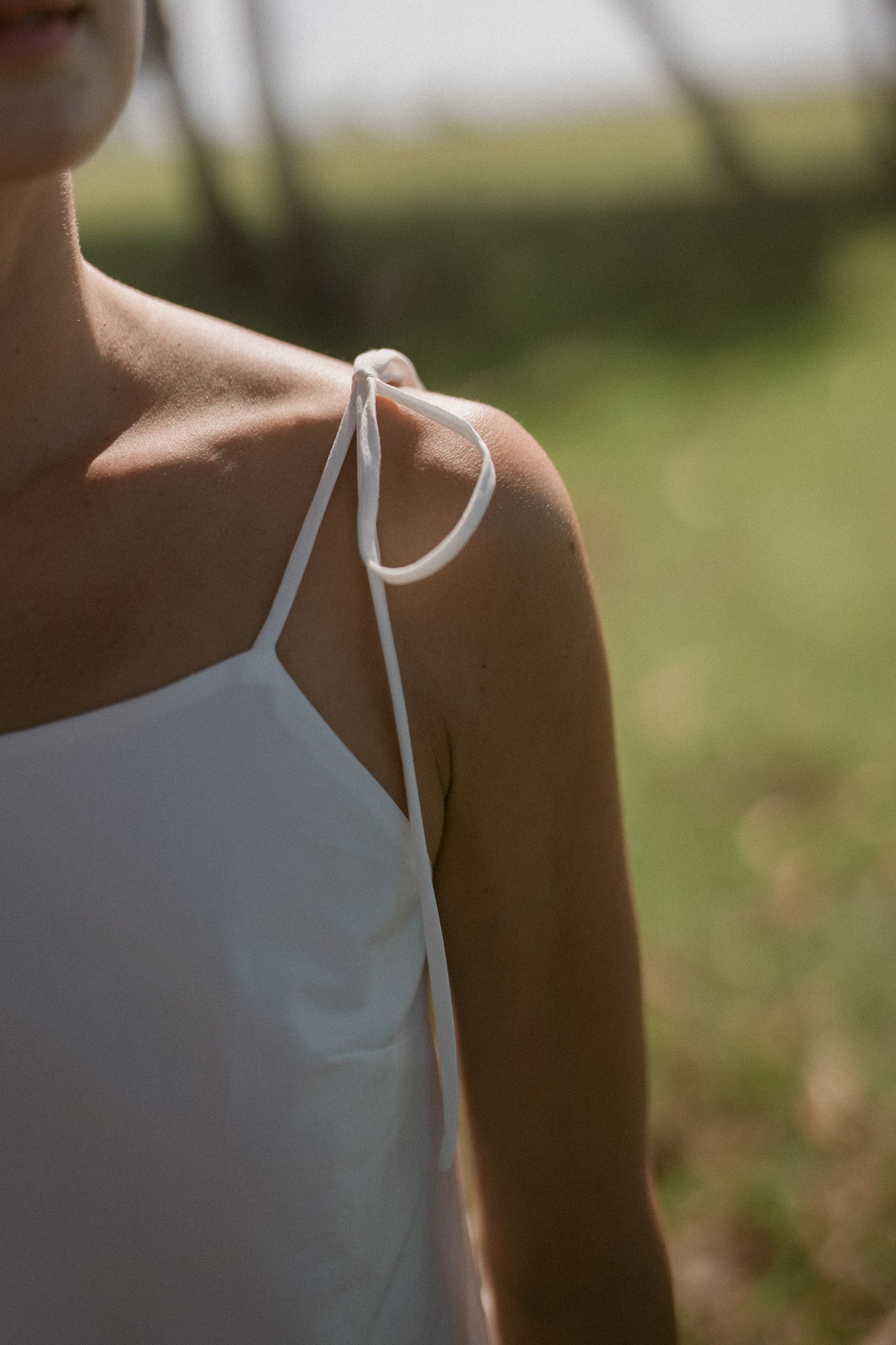 Embroidery Cotton Strap Top