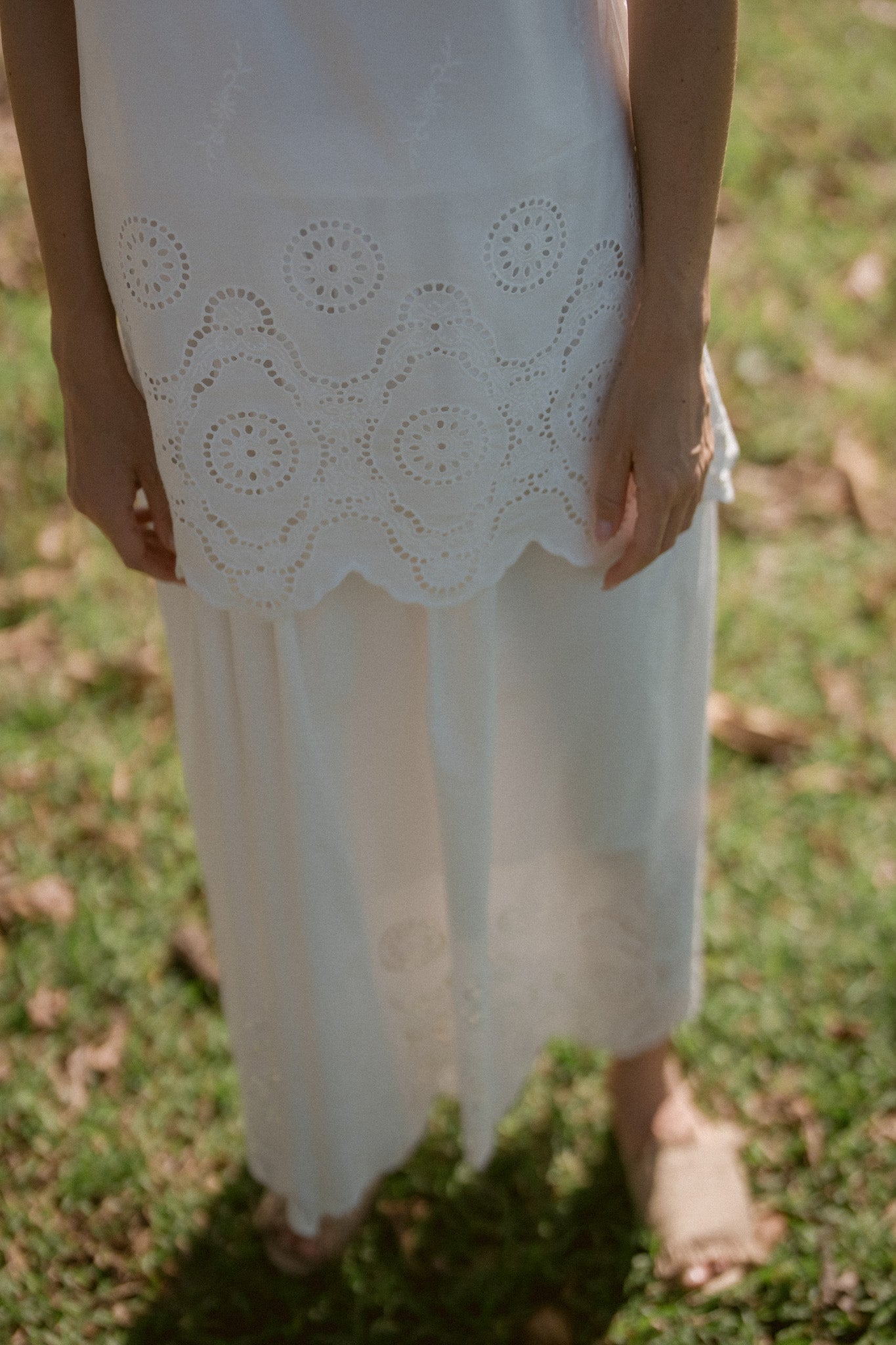 Embroidery Cotton Skirt