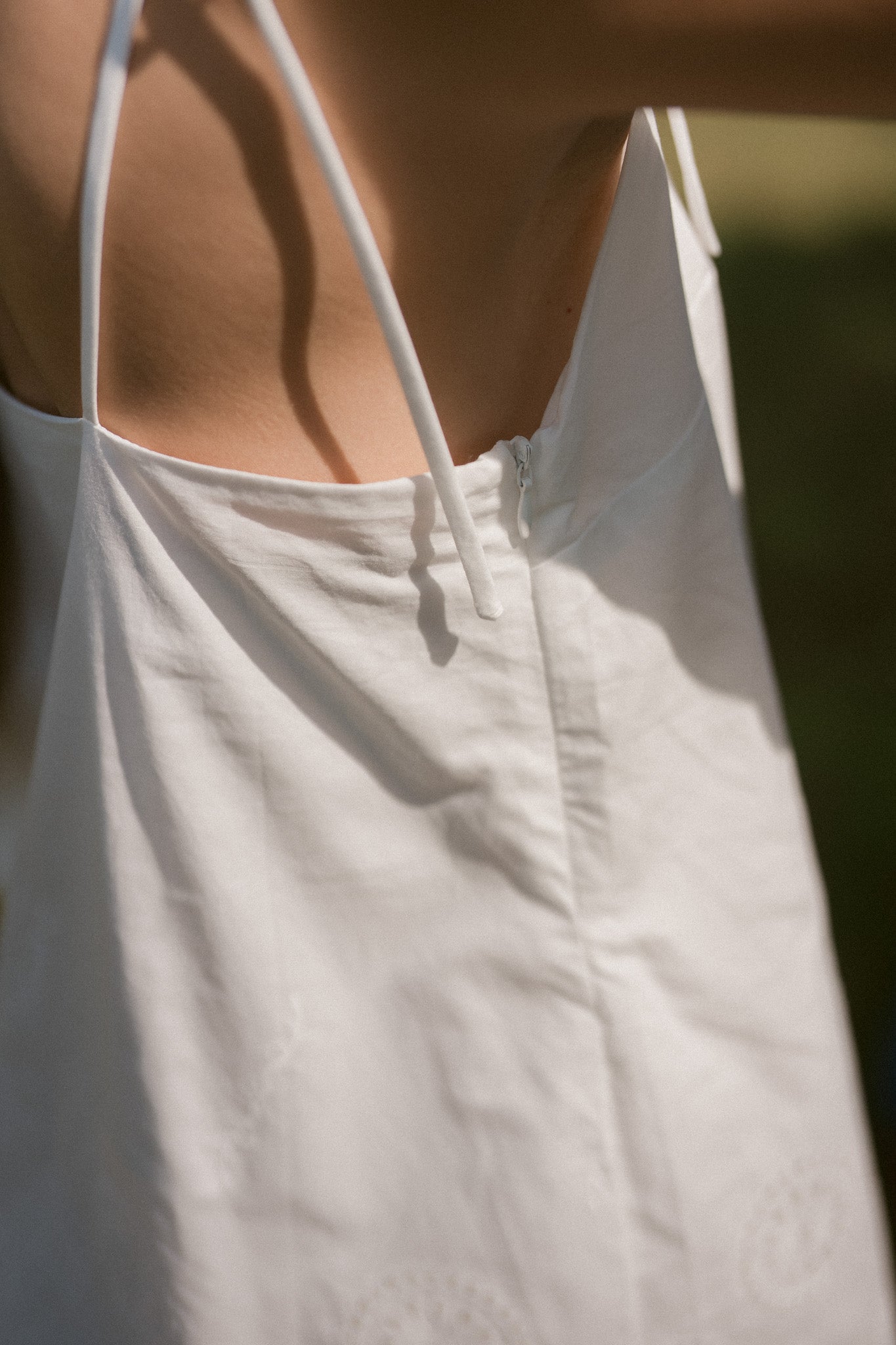 Embroidery Cotton Strap Top