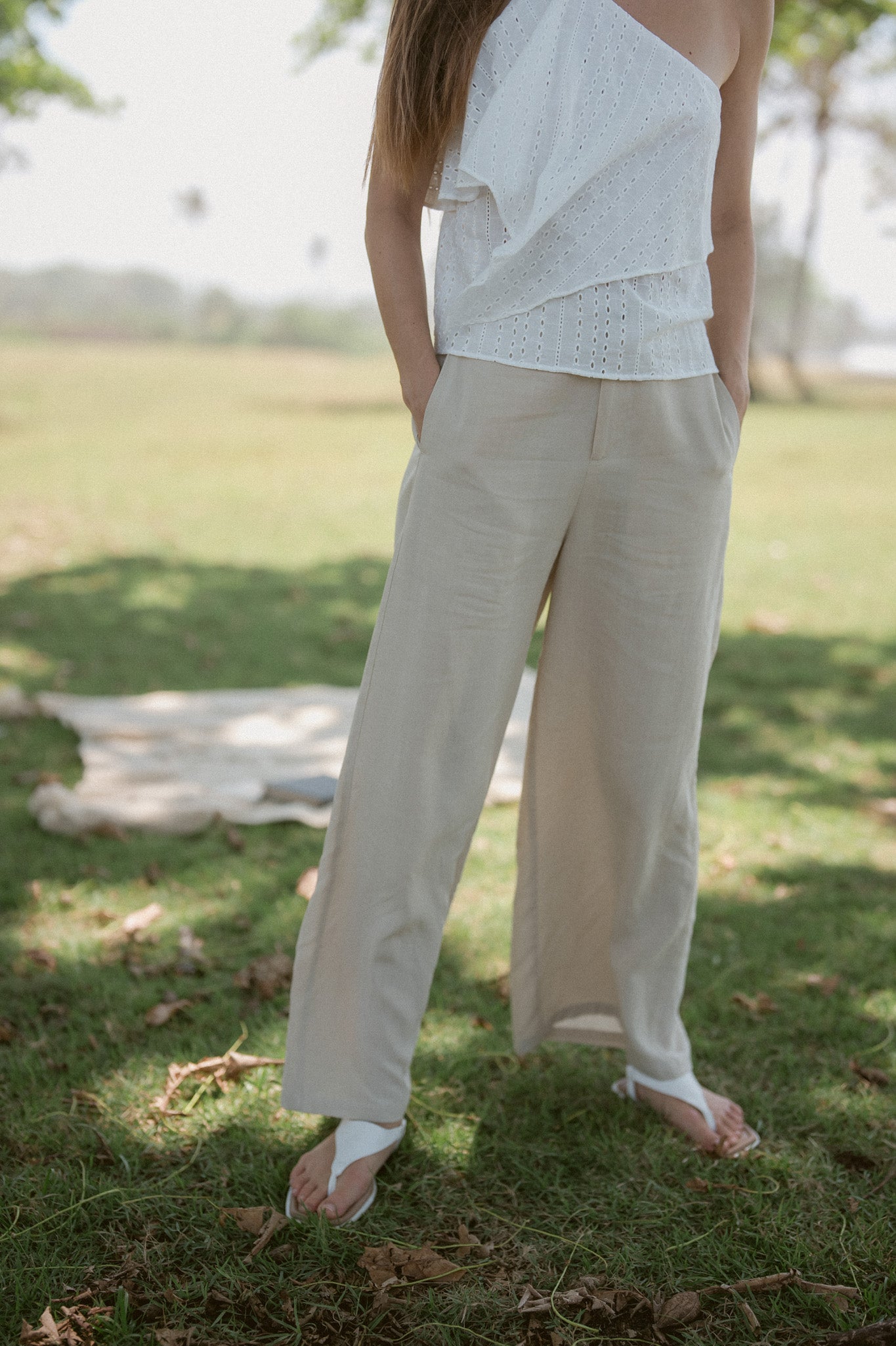 Tailored Straight Trousers