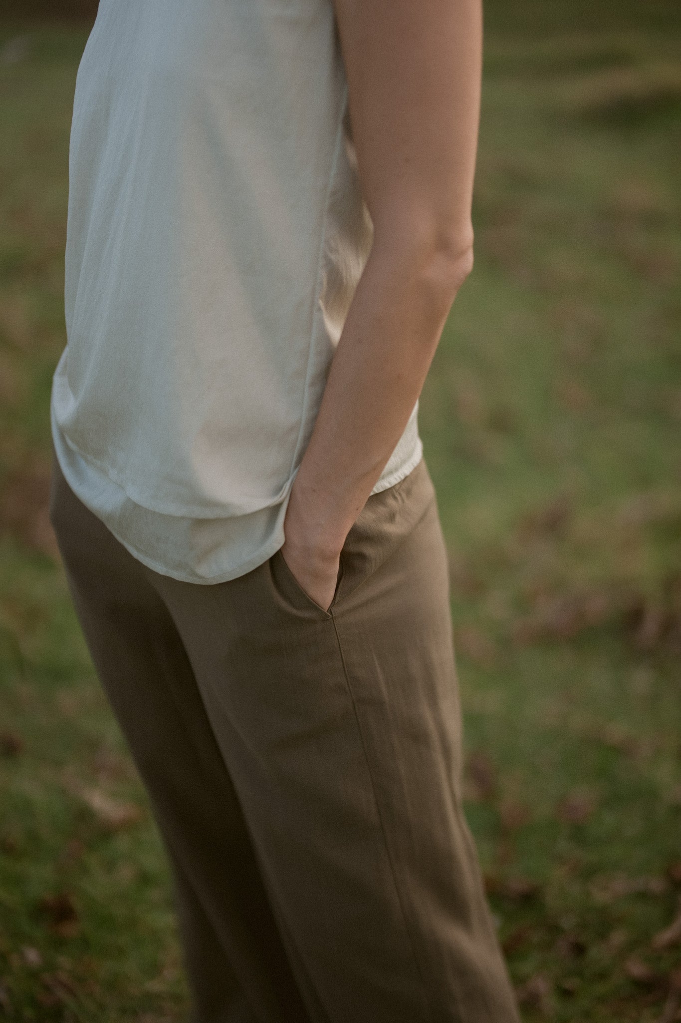 Tailored Straight Trousers