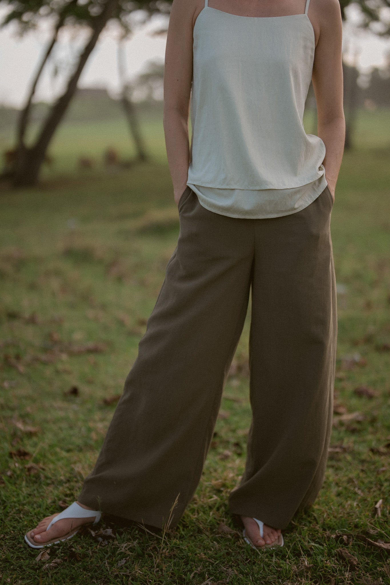 Tailored Straight Trousers