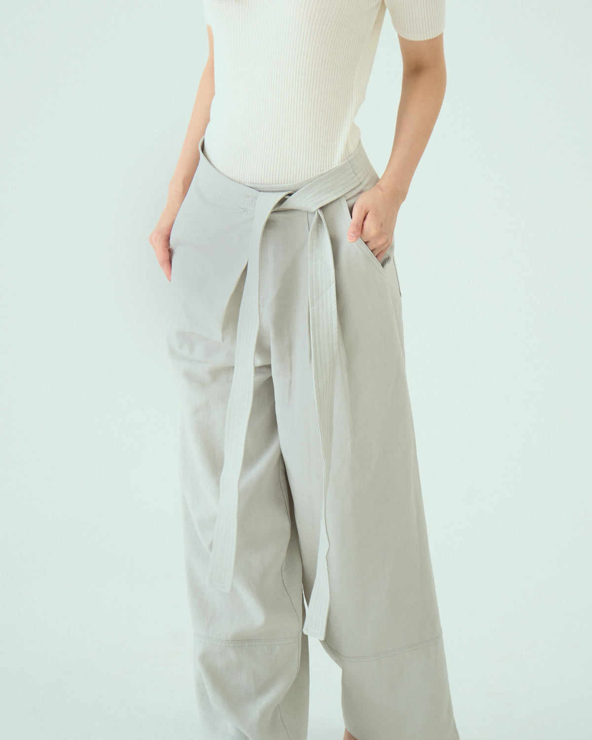 Sash Wrap Trousers