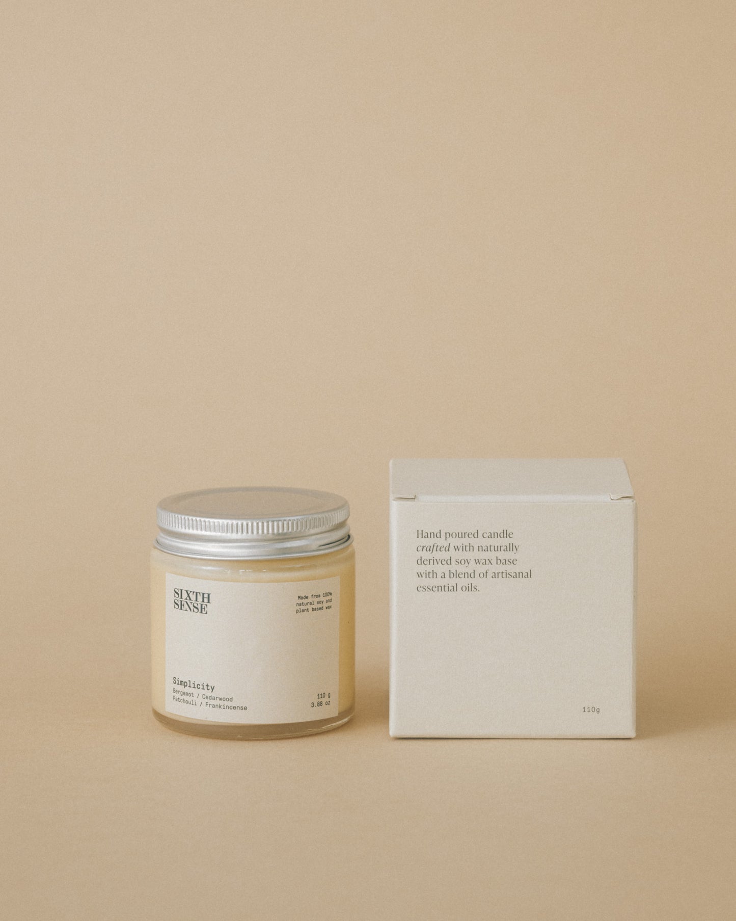 Simplicity Aromatic Soy Wax Candle