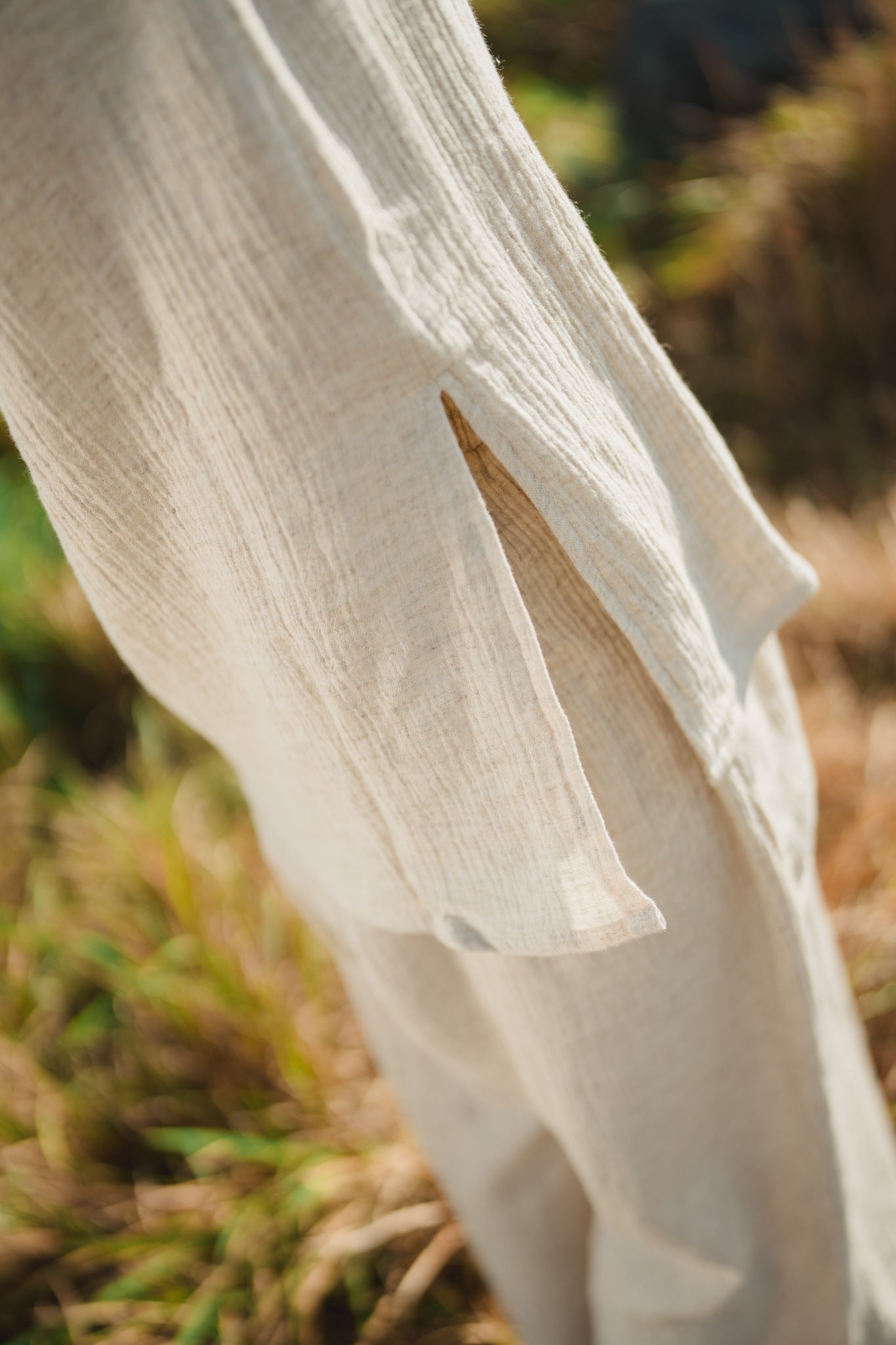 Iria Textured Flare Trousers