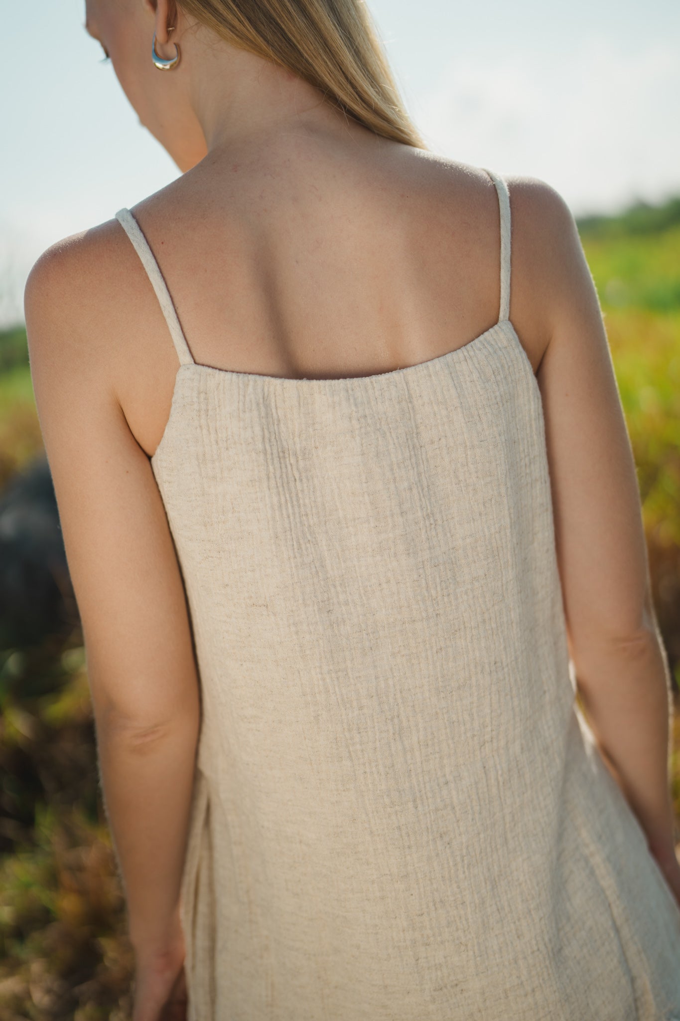 Naia Textured Linen Top