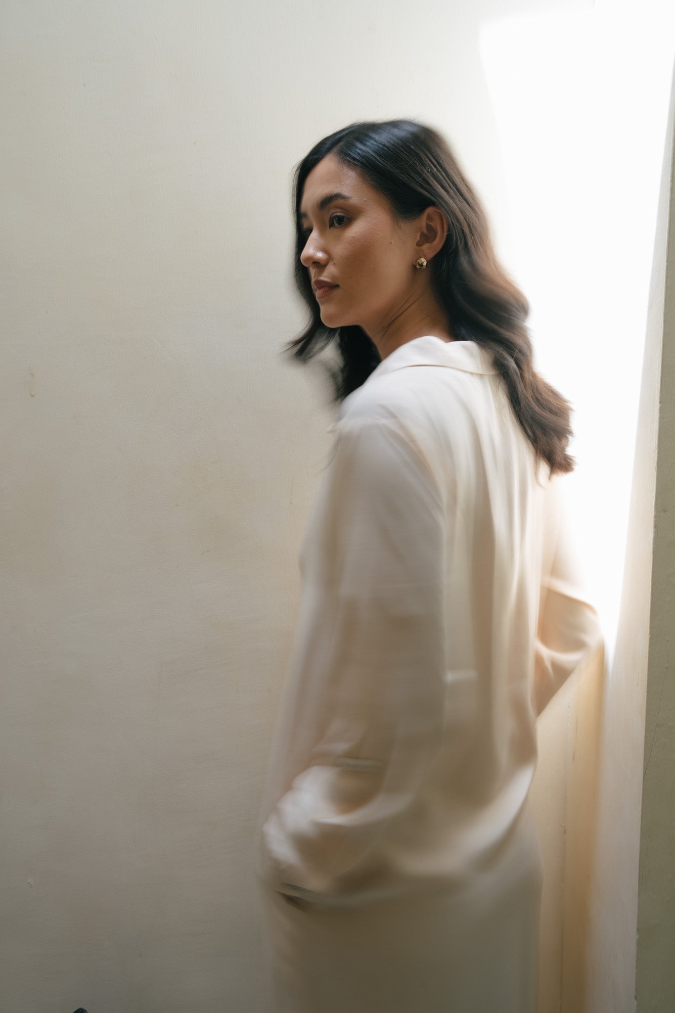 Long Sleeve Rayon Shirt Dress