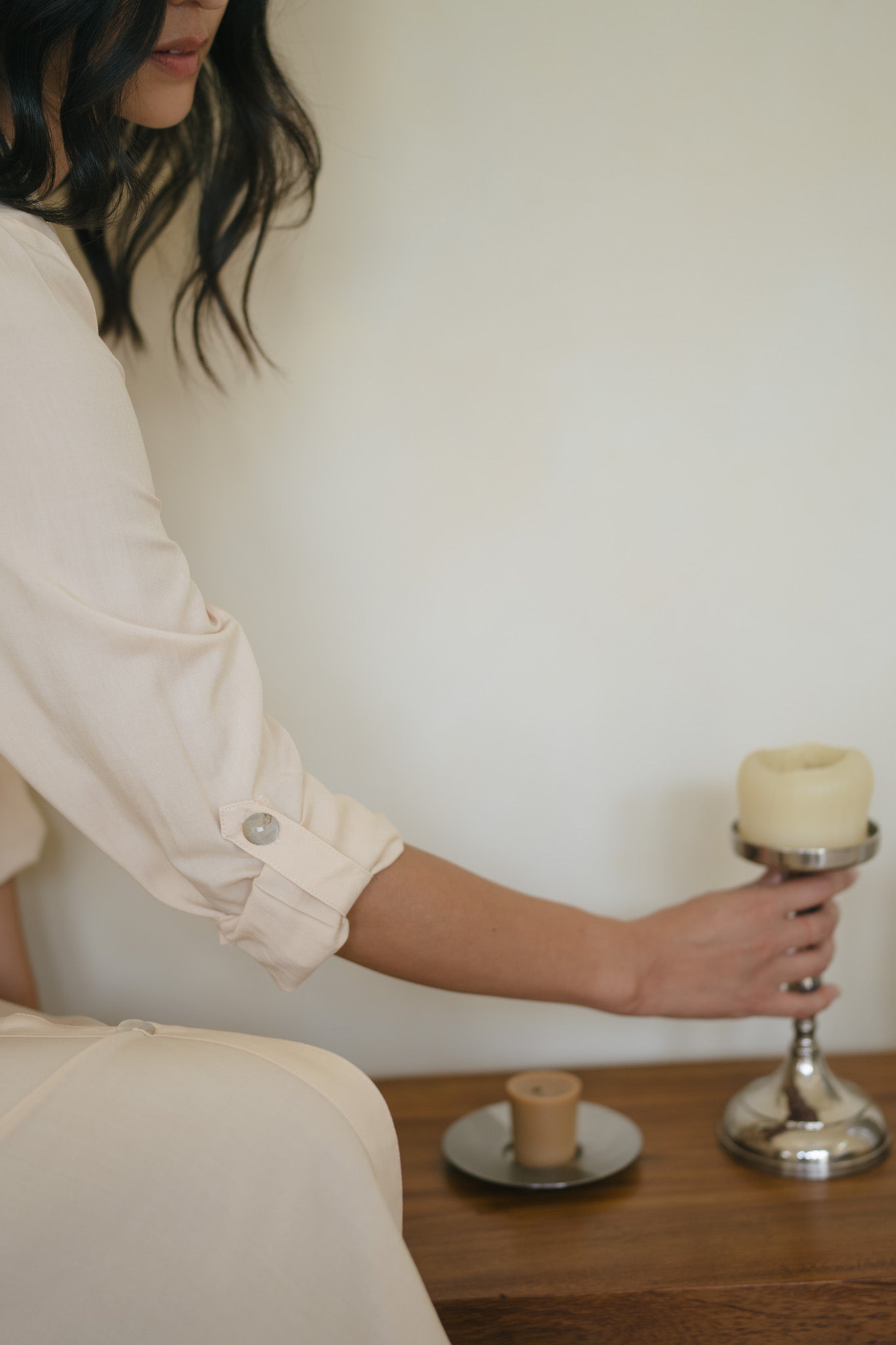 Long Sleeve Rayon Shirt Dress