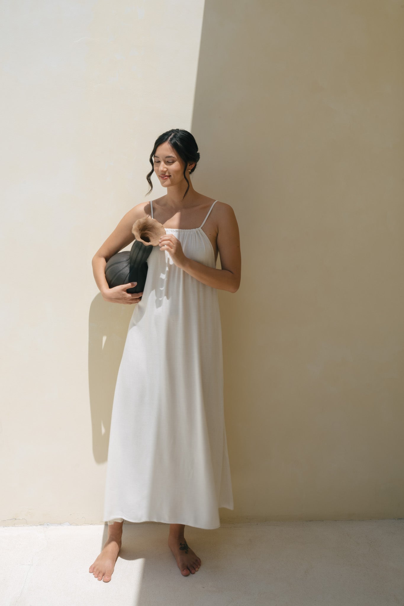 Drawstring Flowy Dress