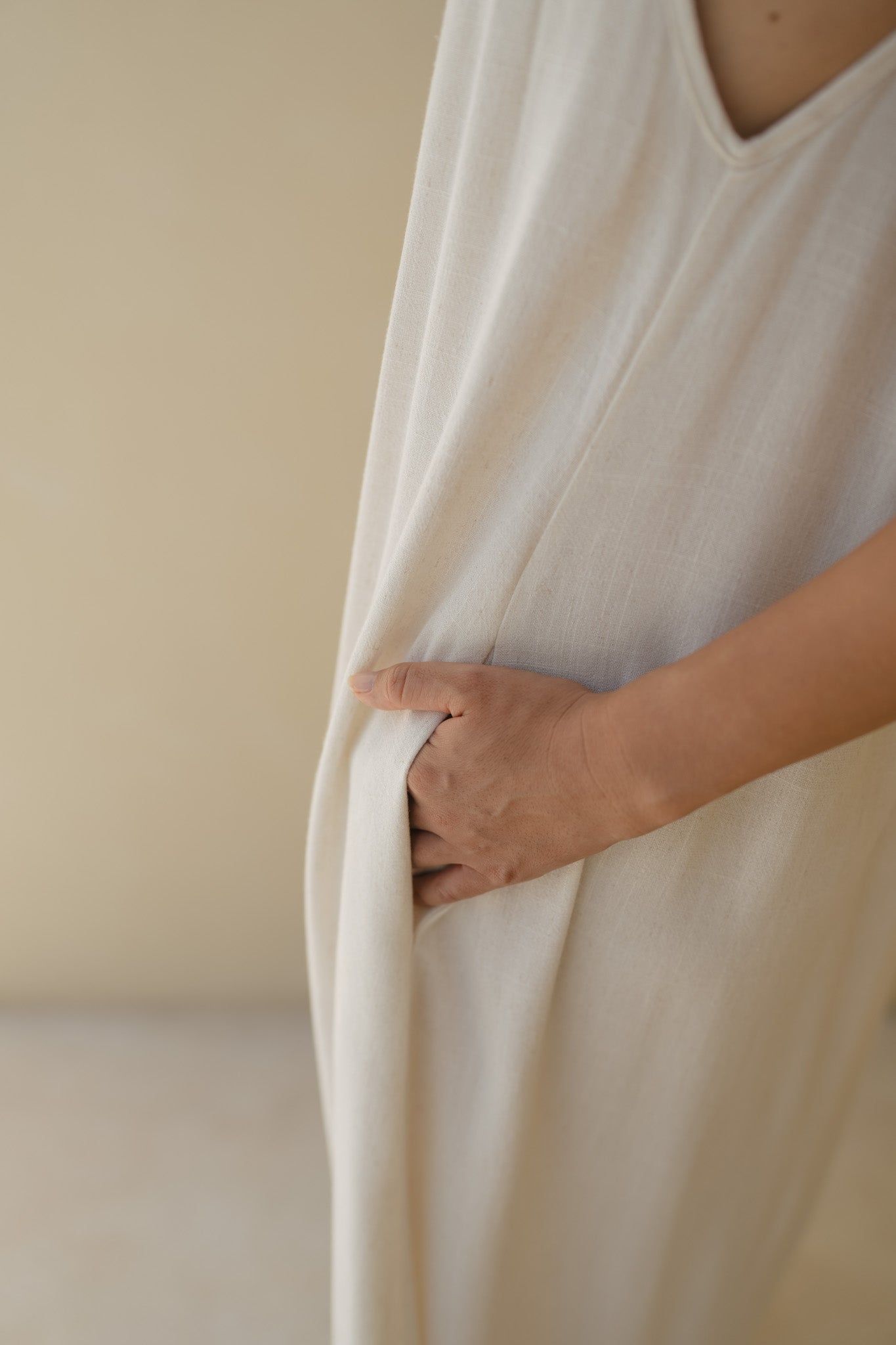 Drawstring Flowy Dress