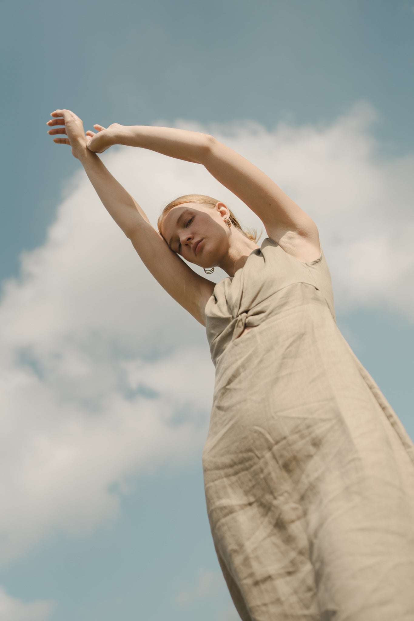 Knot Linen Dress