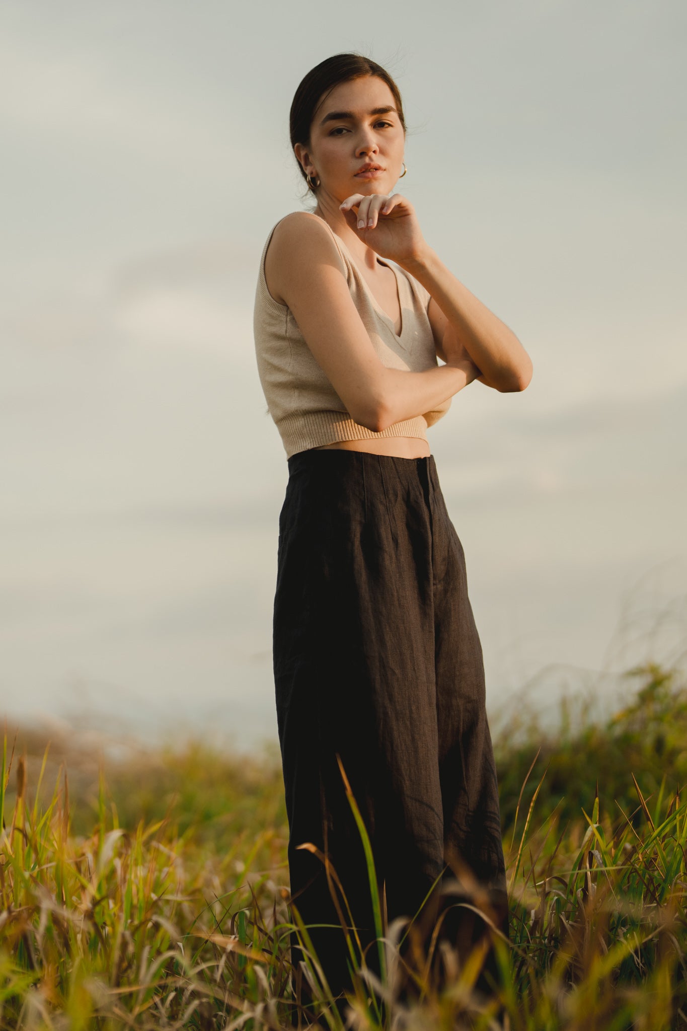 Gallery Ramie Long Trousers
