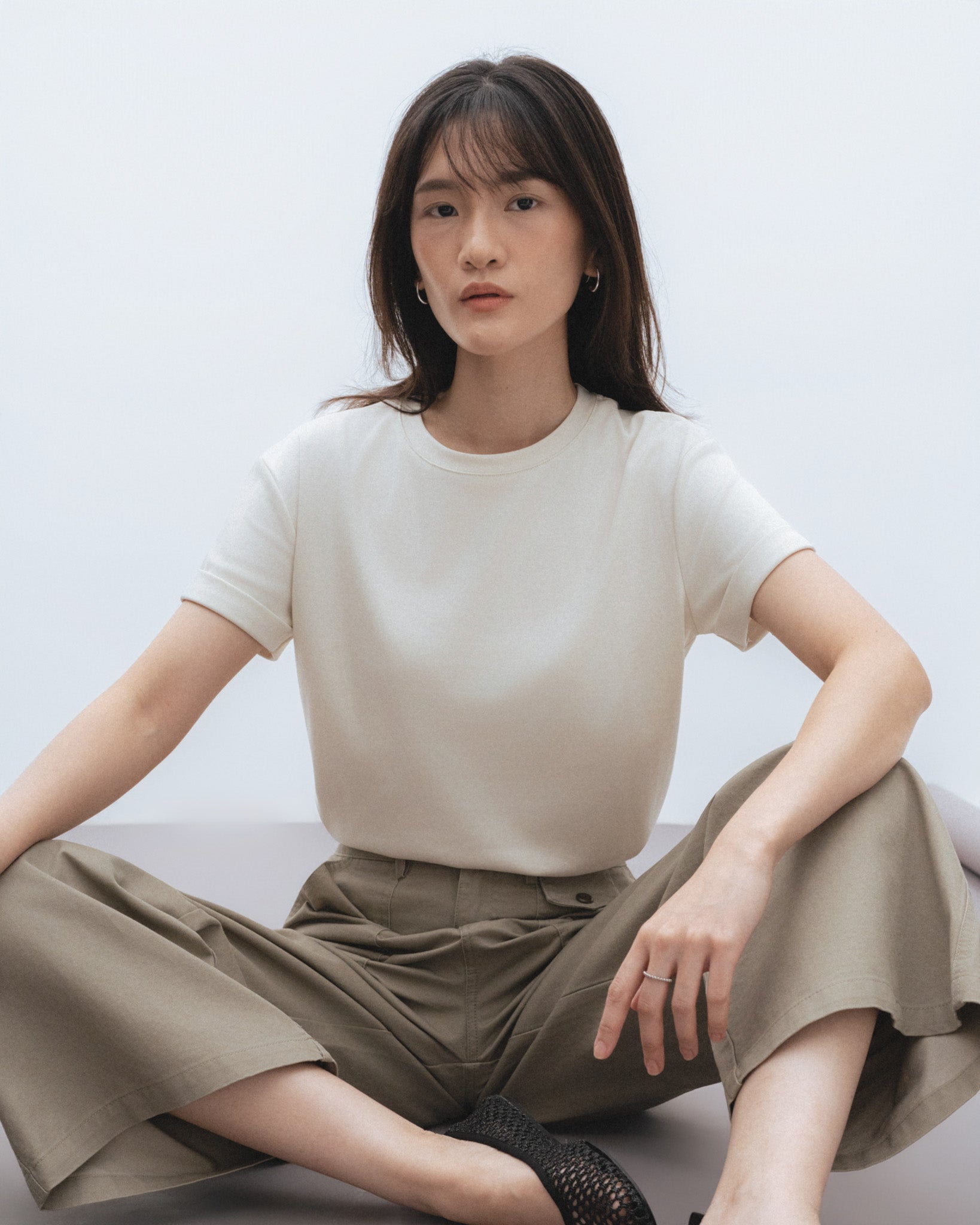 Folded Sleeve Tee