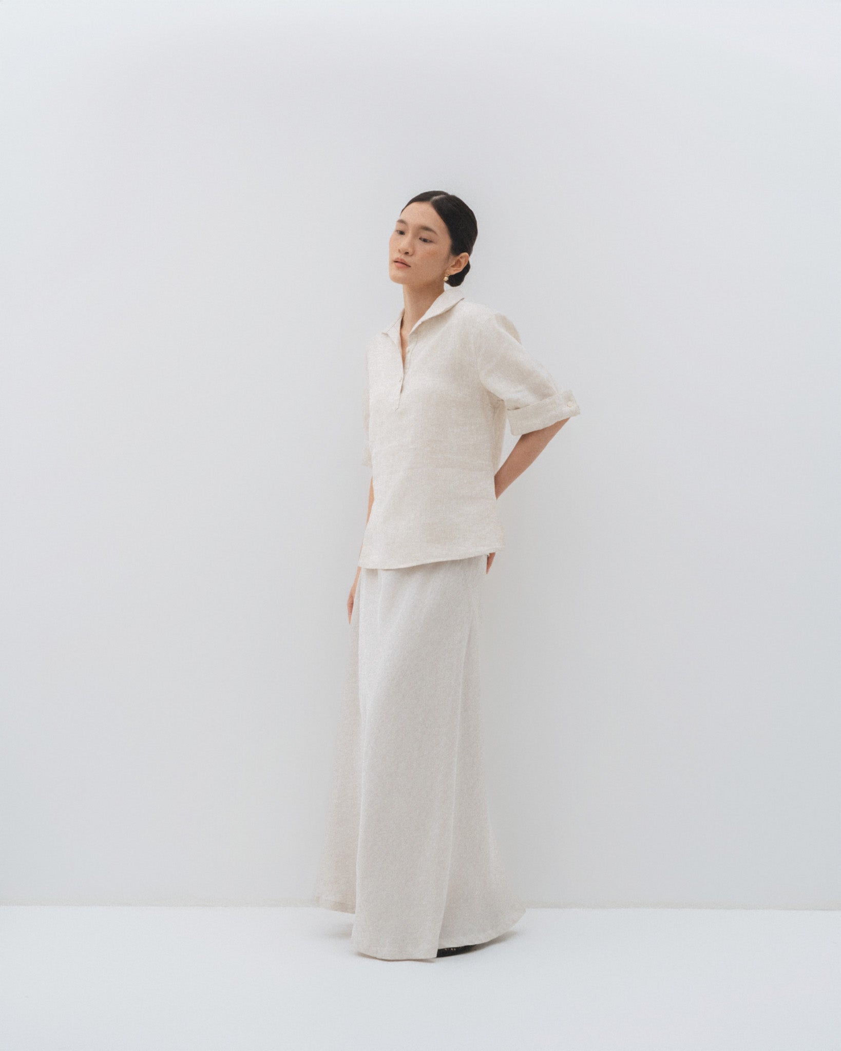 Linen Maxi Skirt