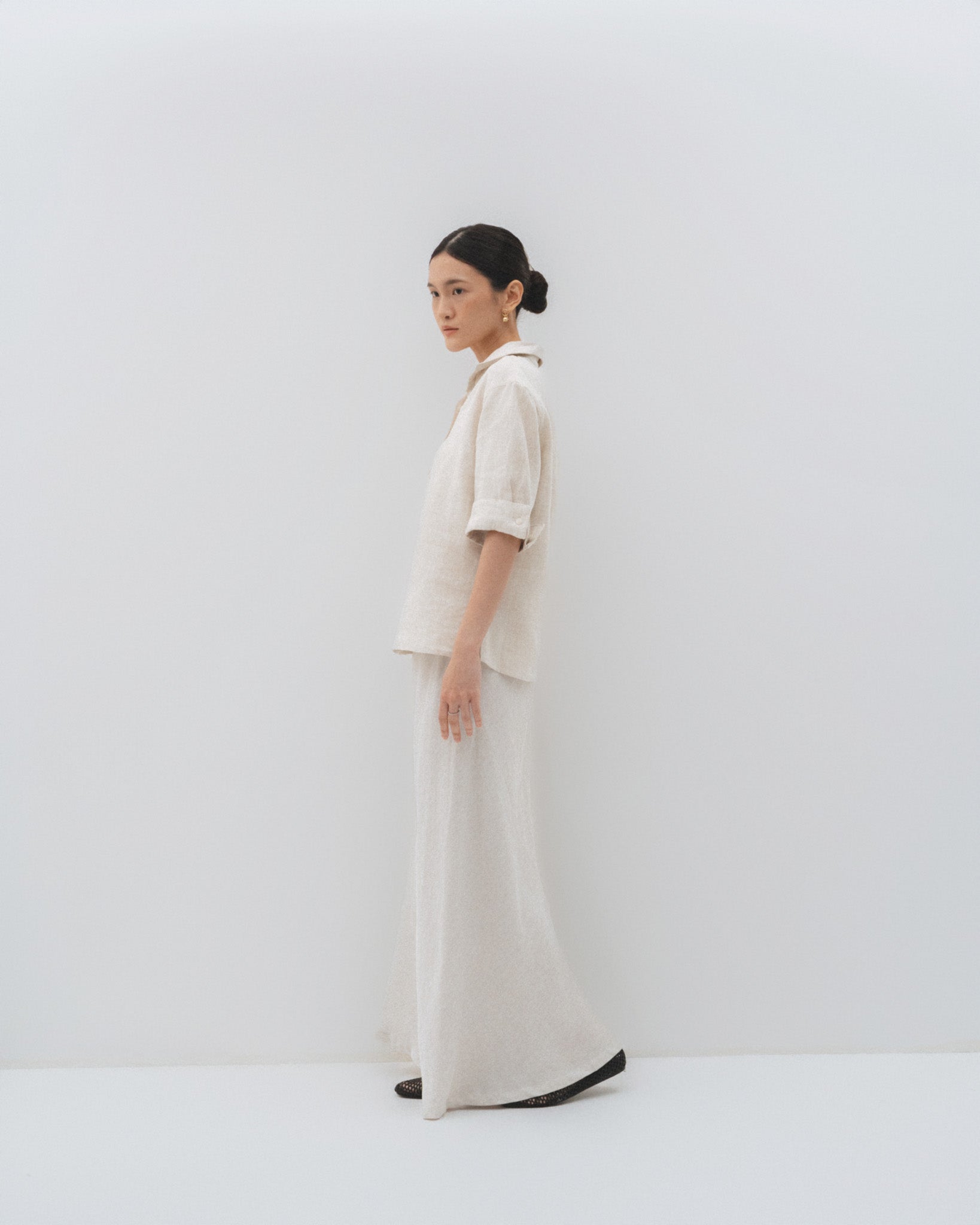 Linen Maxi Skirt