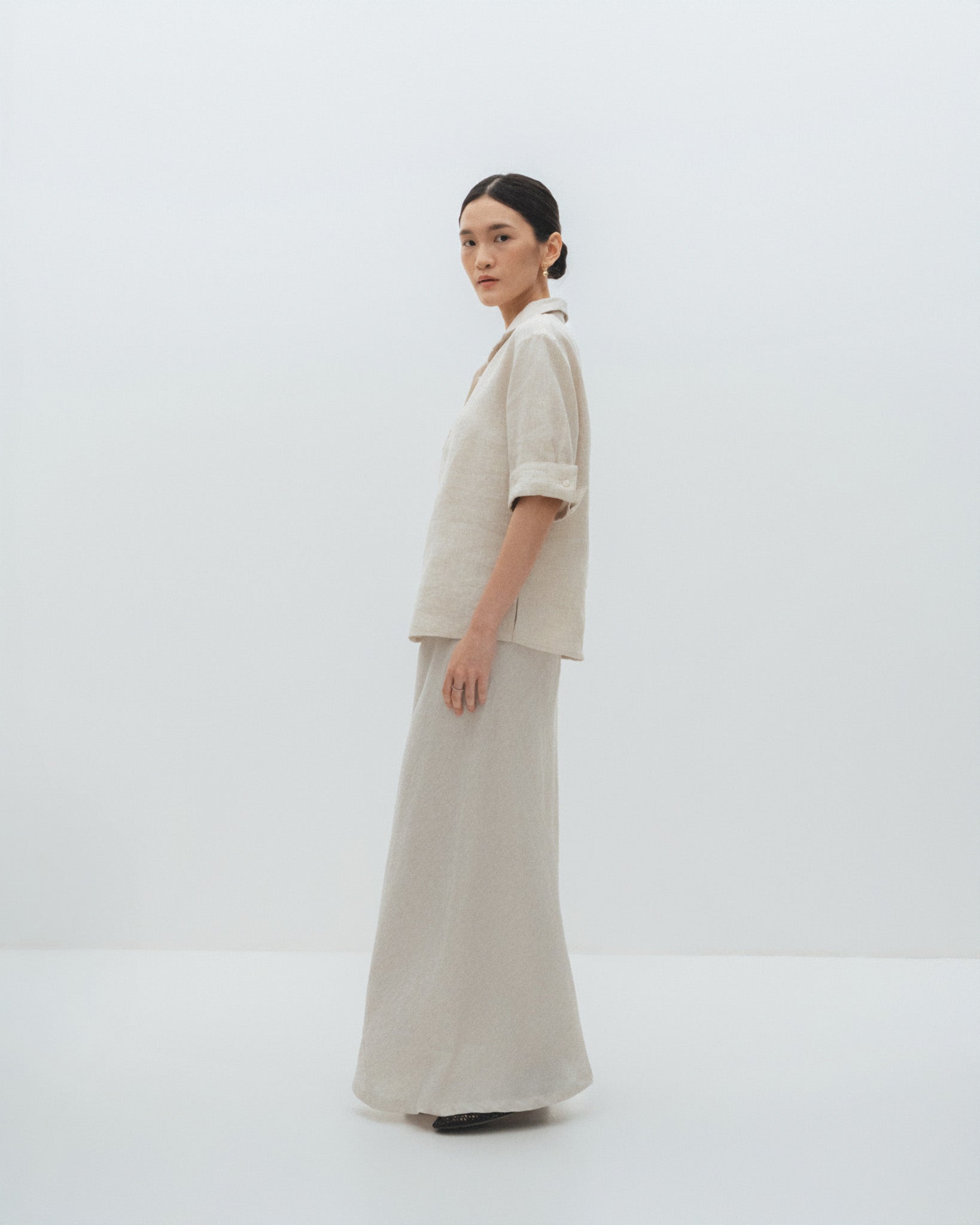 Linen Maxi Skirt