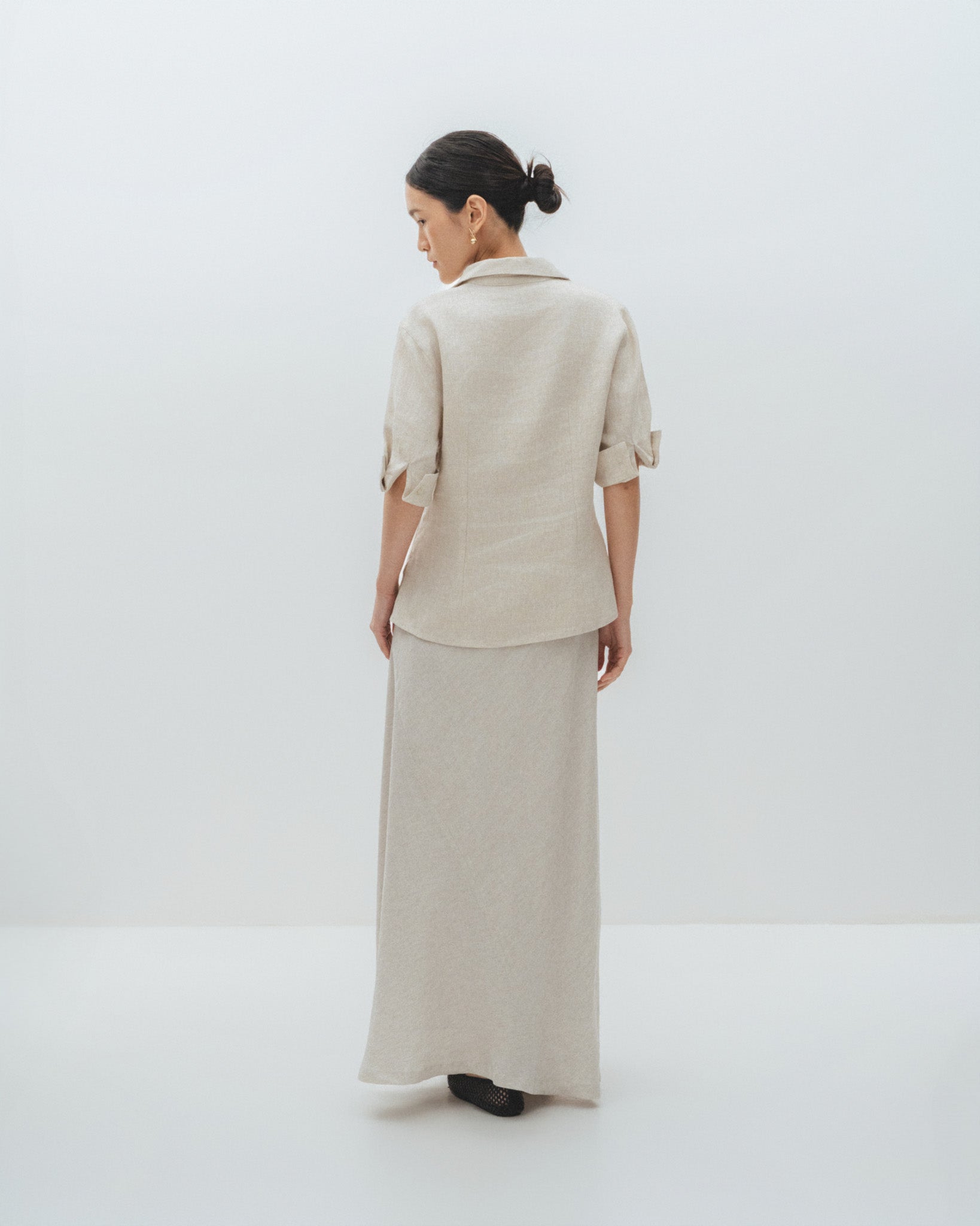 Linen Maxi Skirt