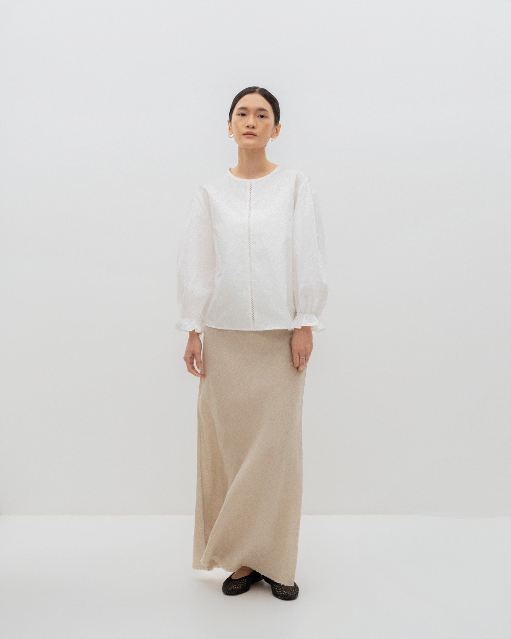 Studio Linen Maxi Skirt