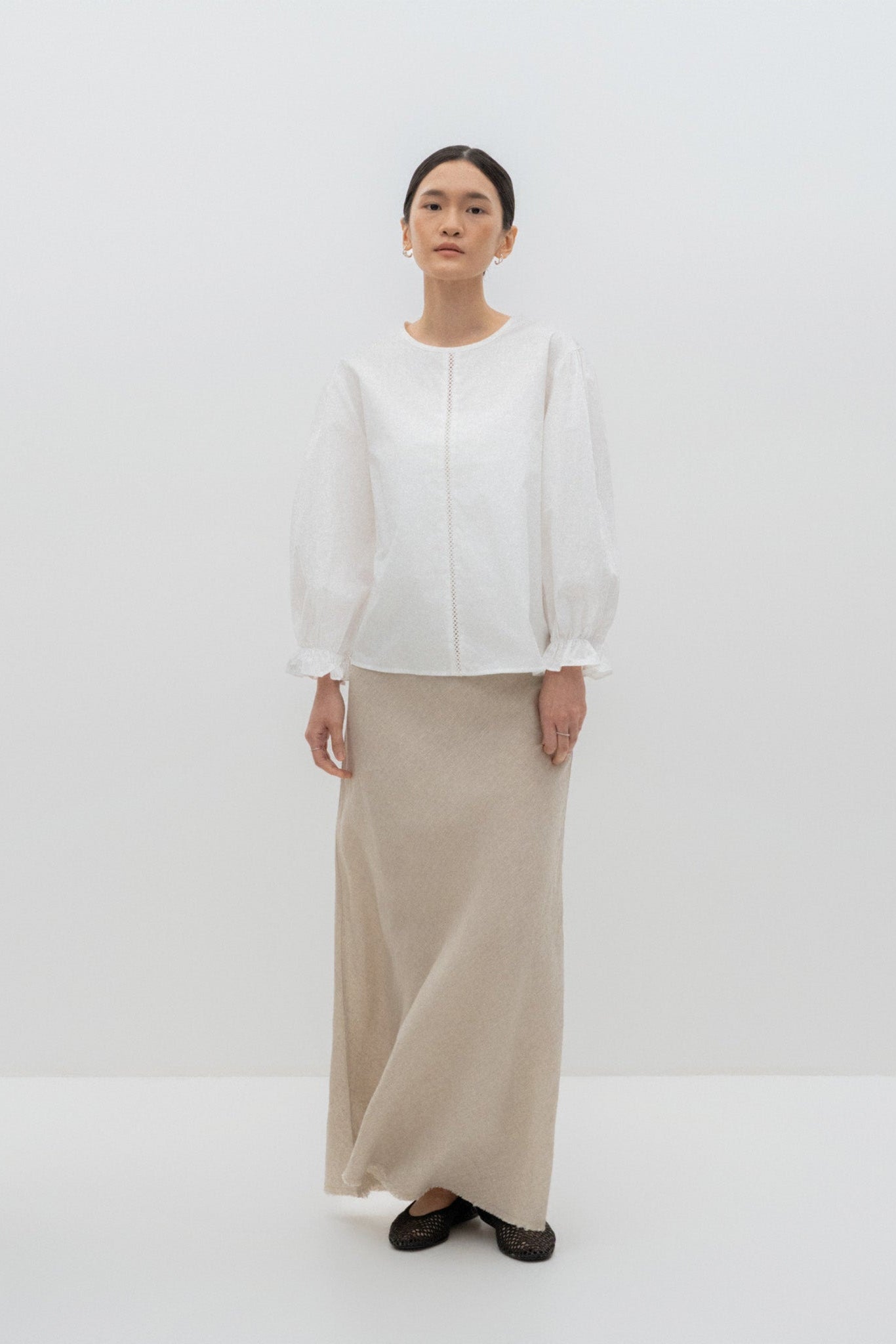 Studio Linen Maxi Skirt