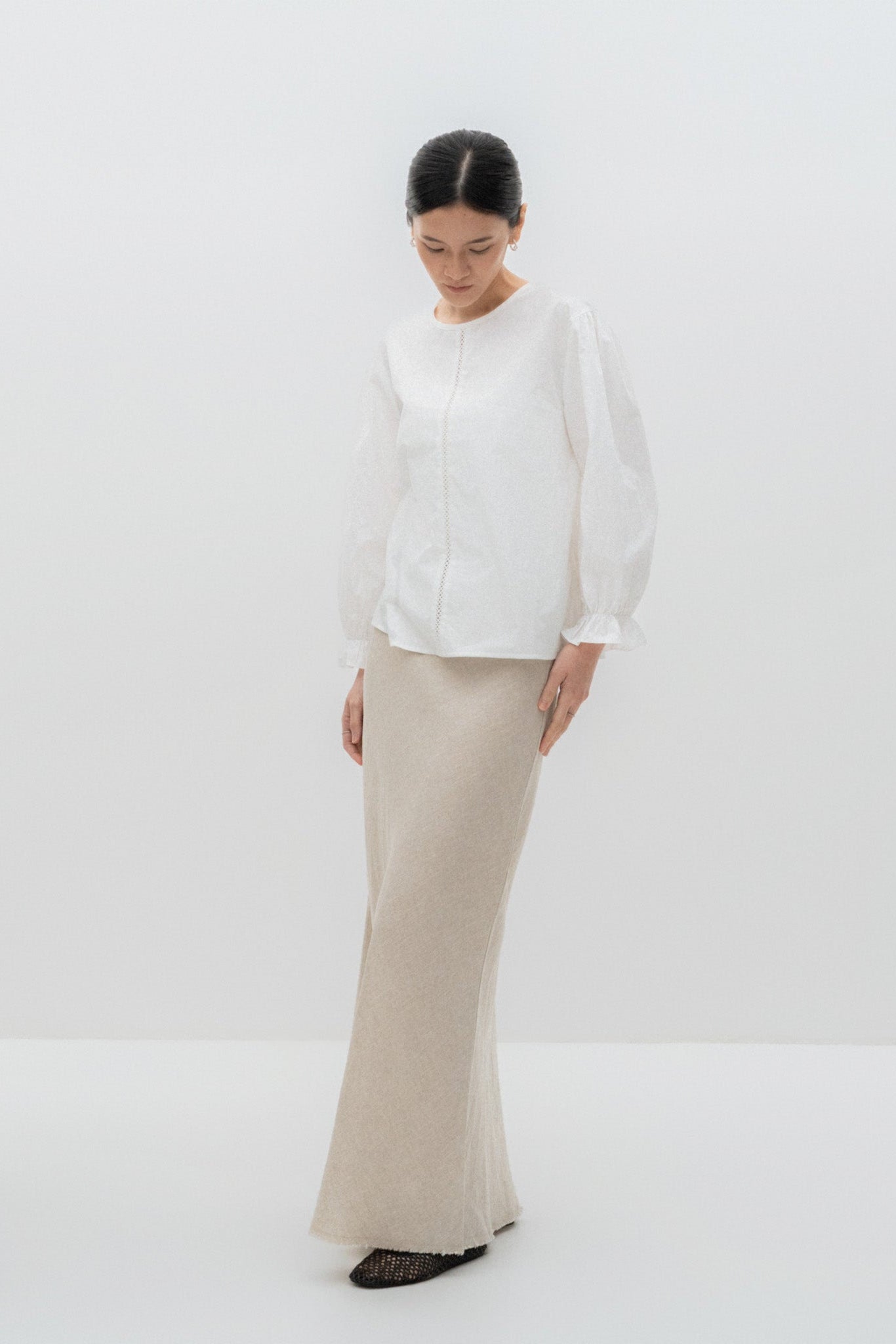 Studio Linen Maxi Skirt