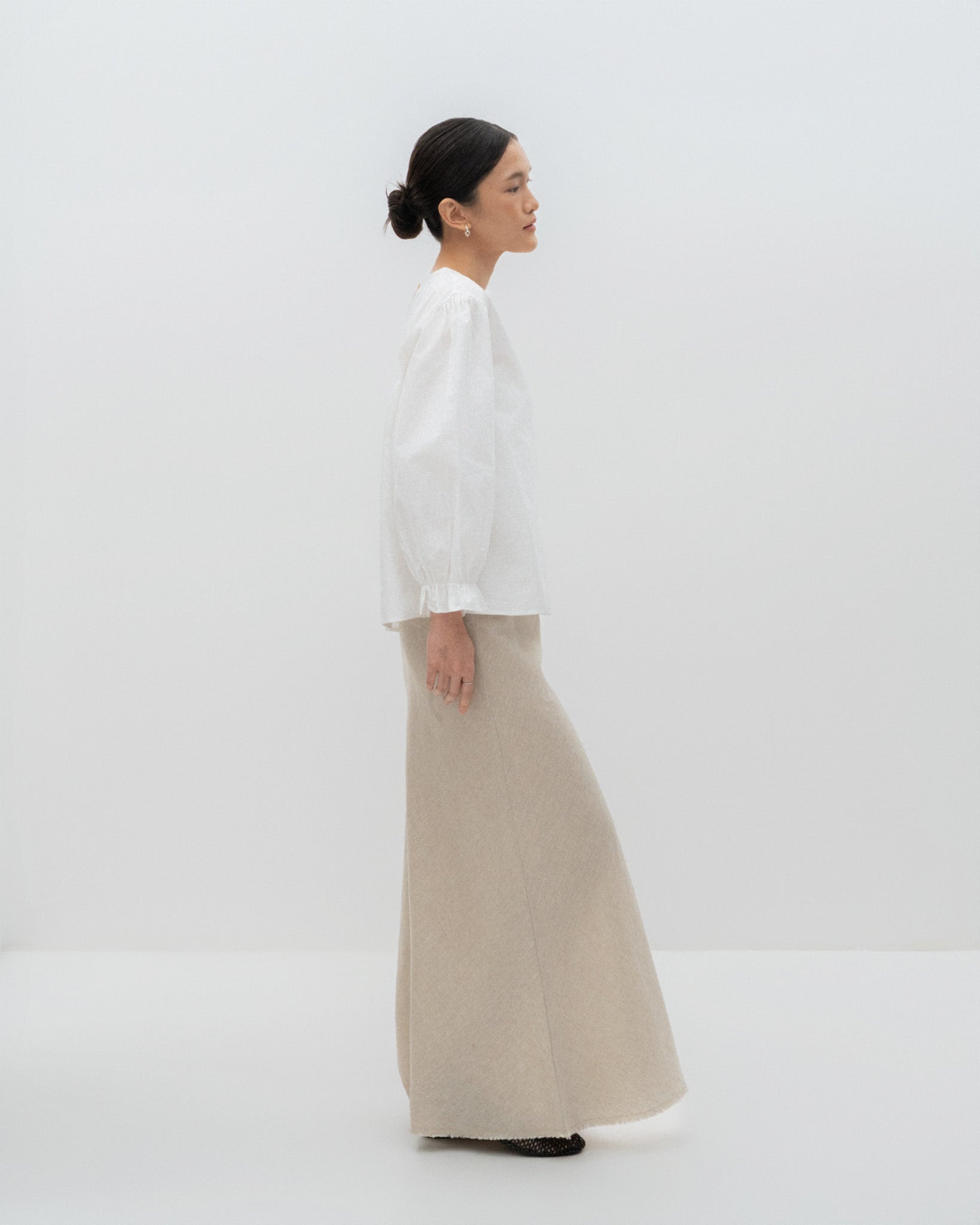 Studio Linen Maxi Skirt