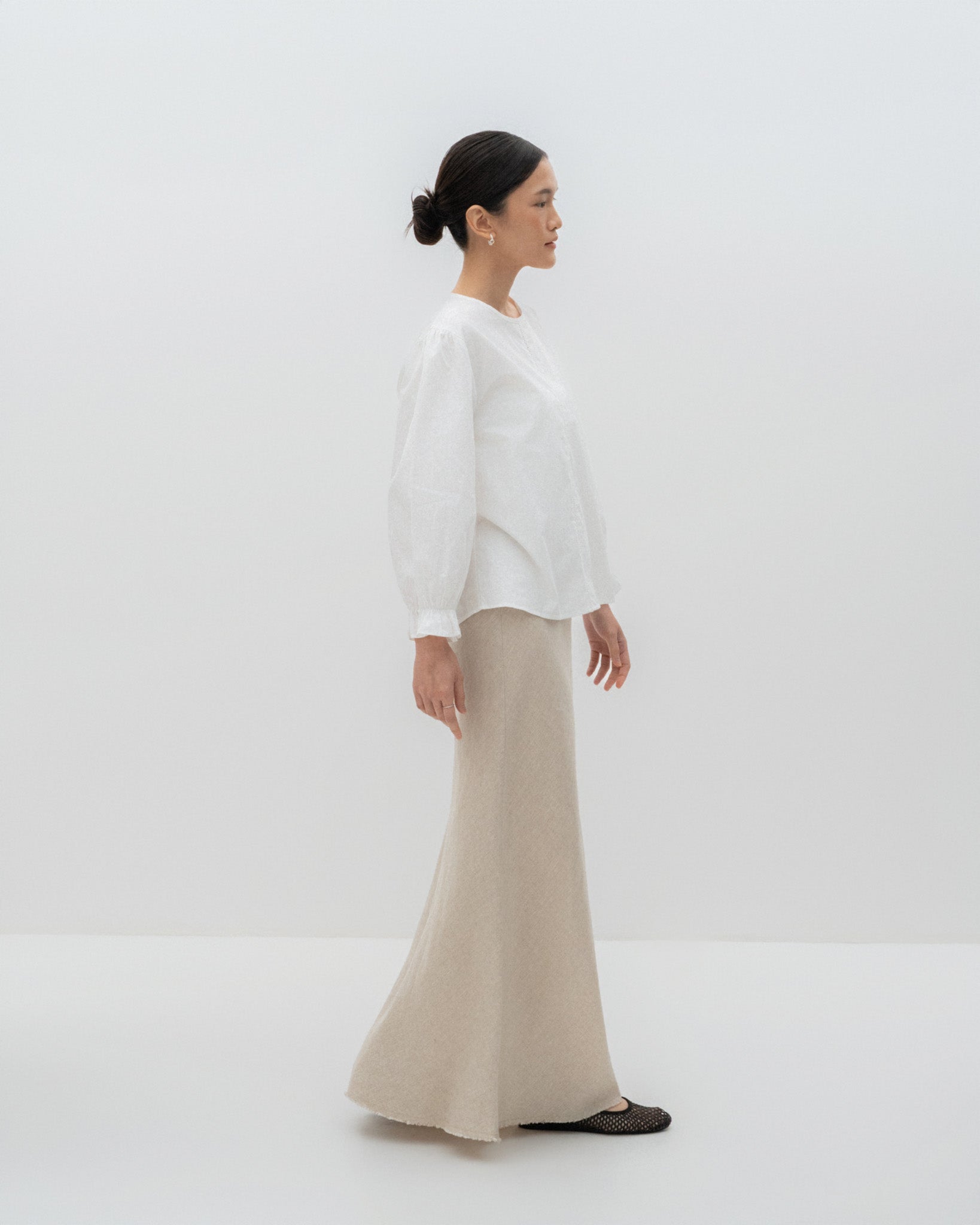Studio Linen Maxi Skirt