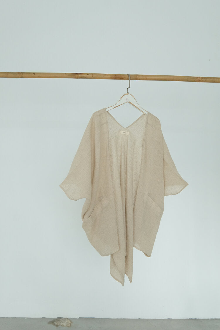 Open Linen Cardigan
