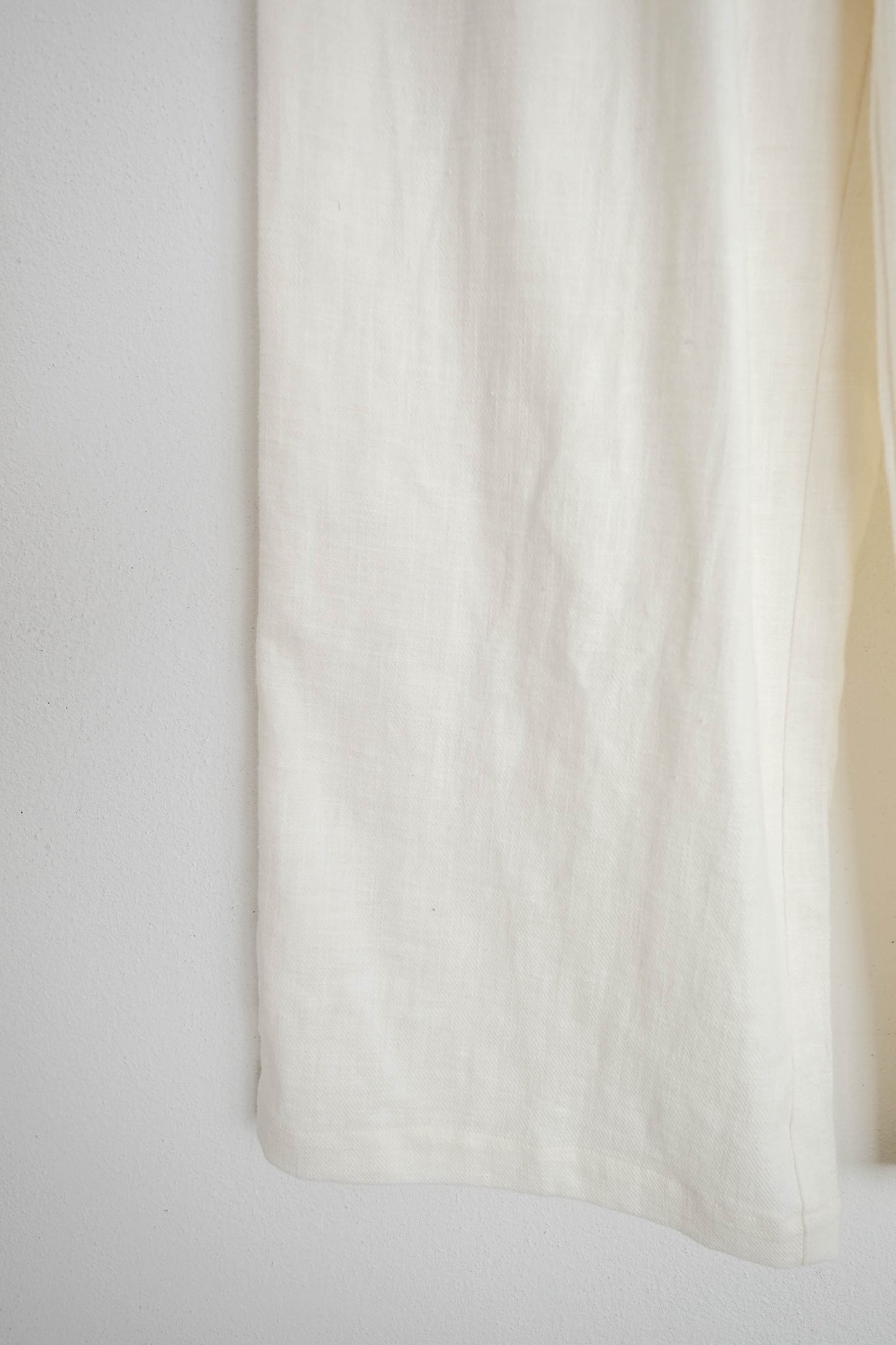 Wide Leg Ramie Trousers
