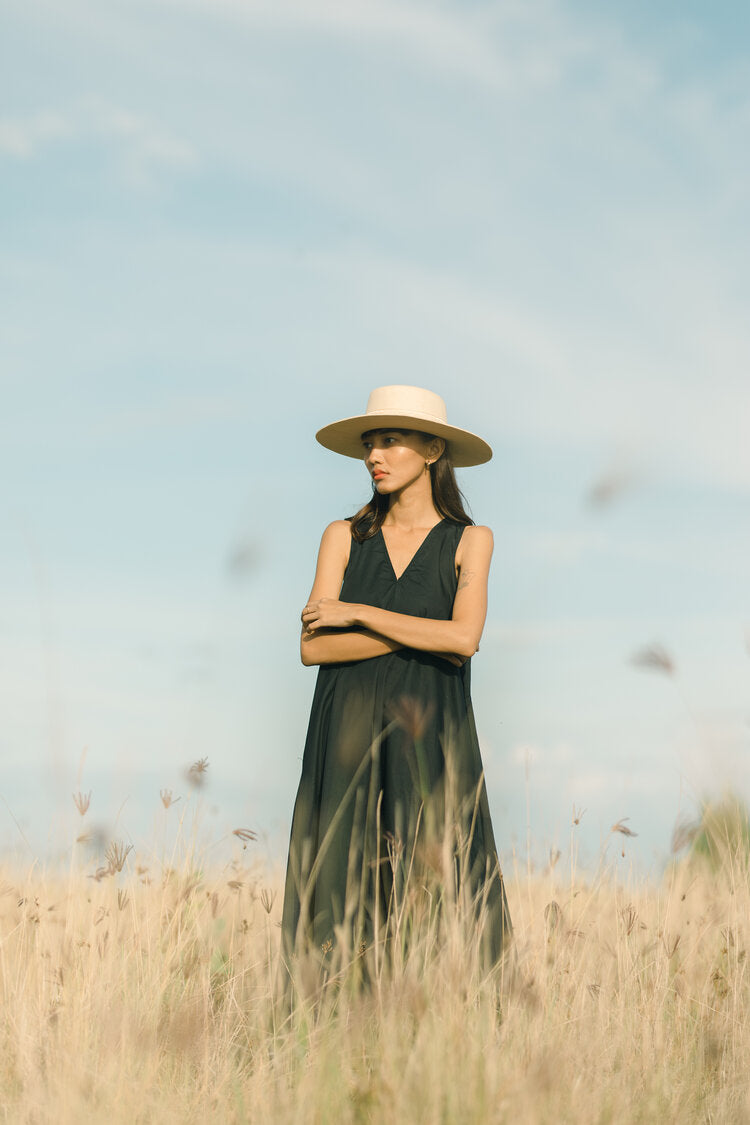 A Line Midi Dress