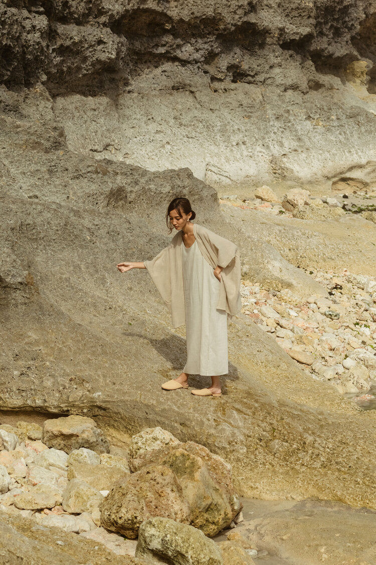Open Linen Cardigan
