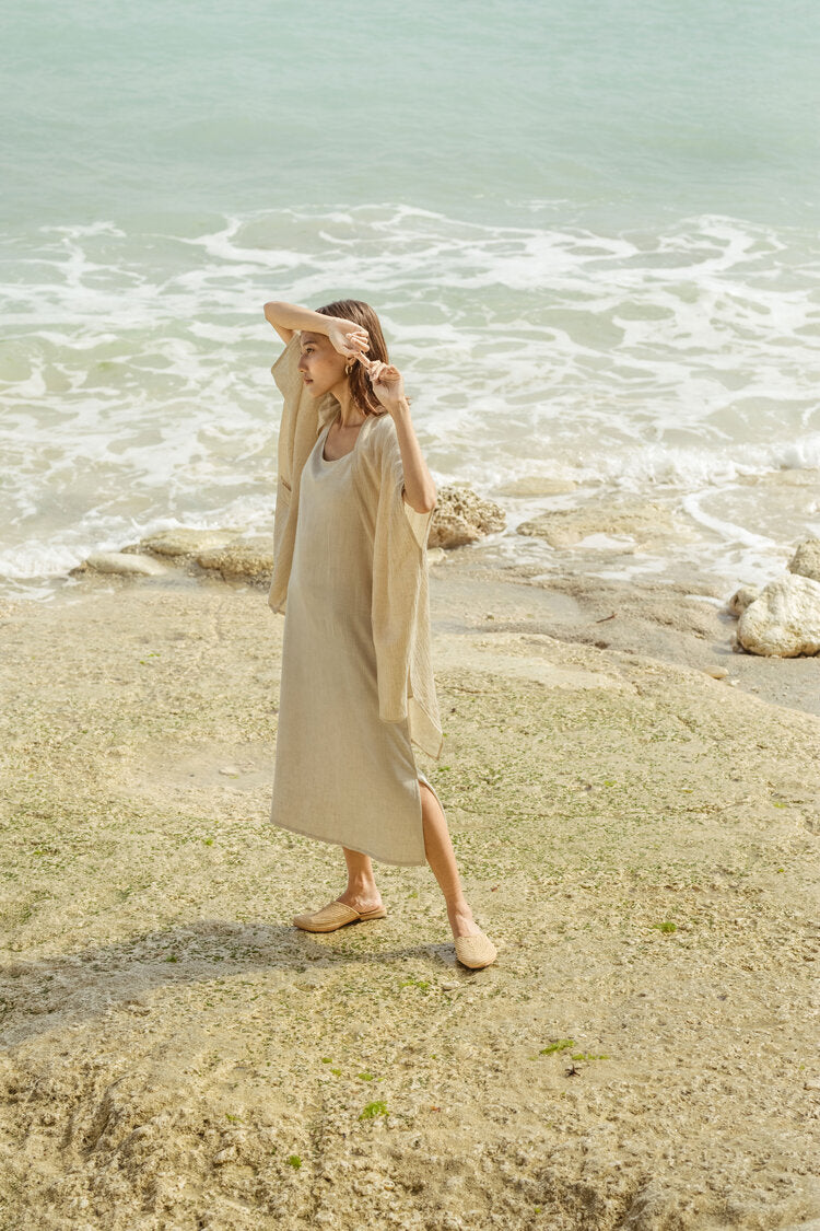 Open Linen Cardigan