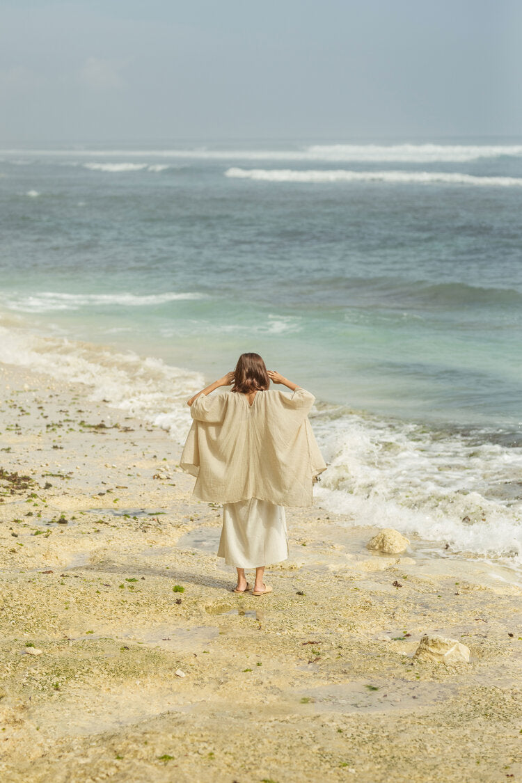 Open Linen Cardigan