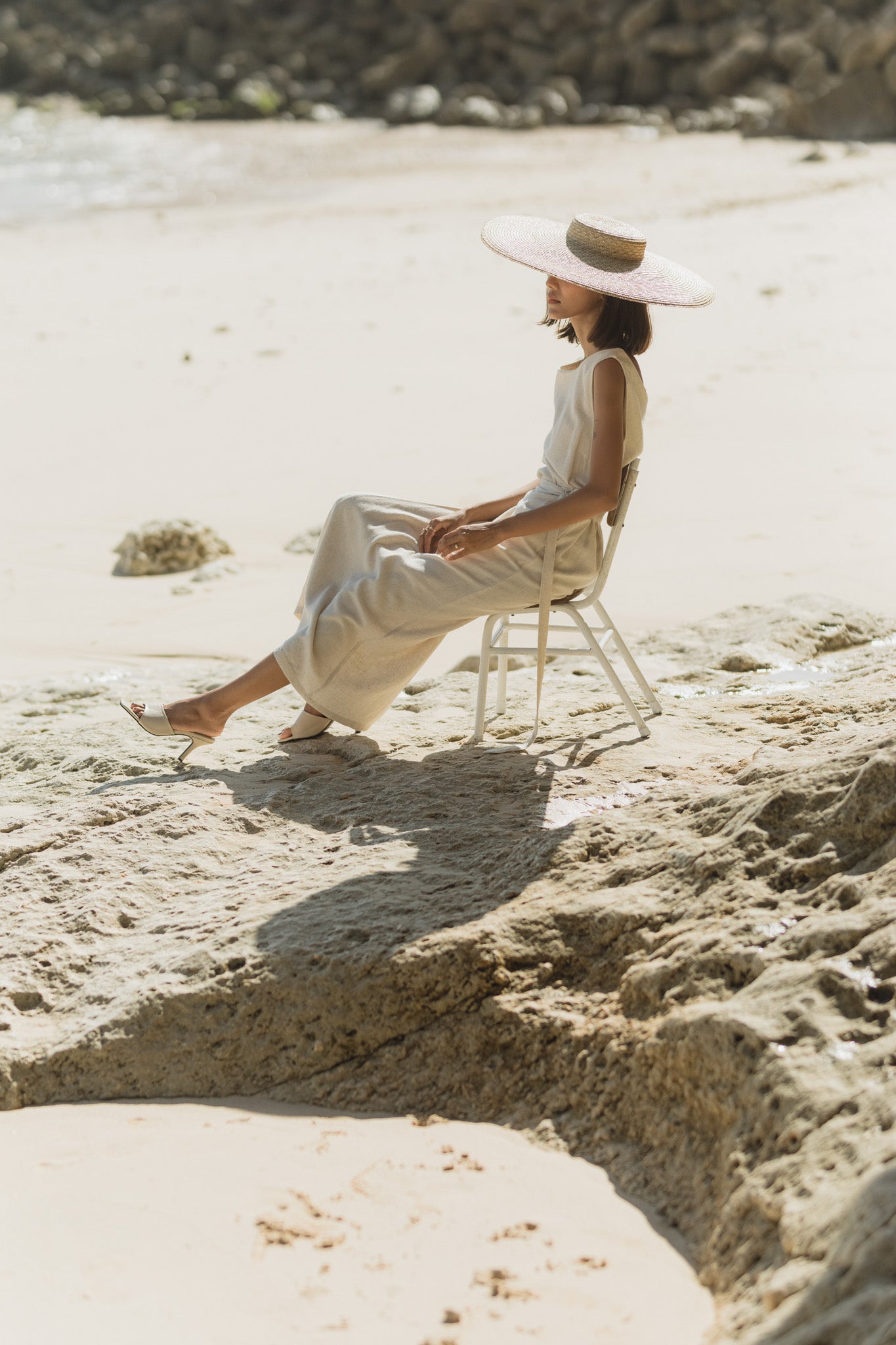 Linen Wrap Dress