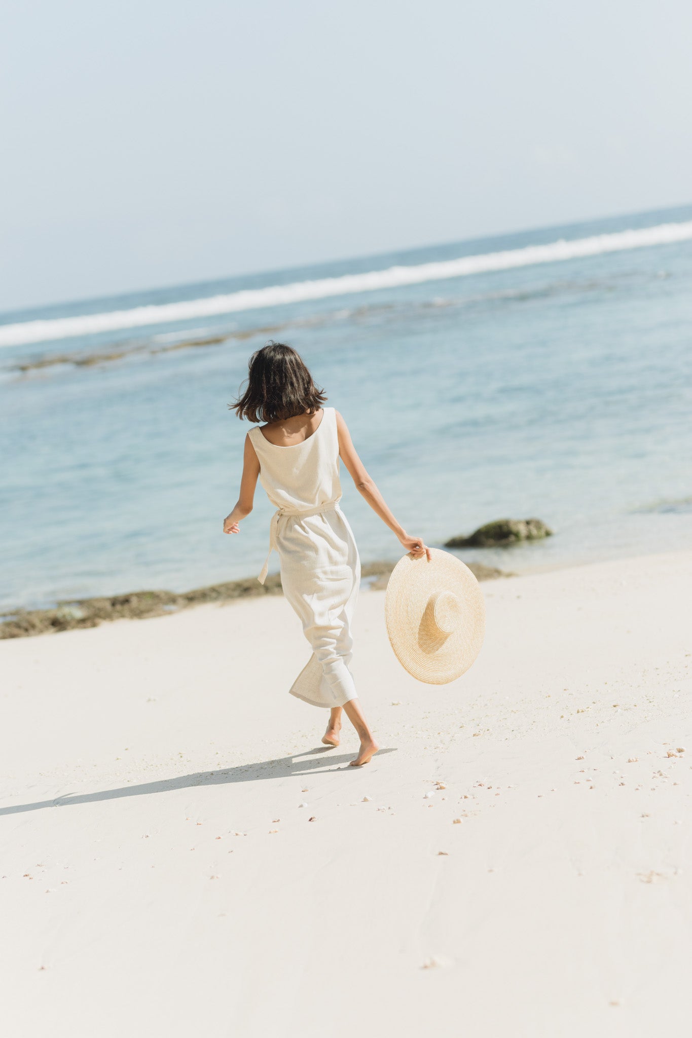 Linen Wrap Dress