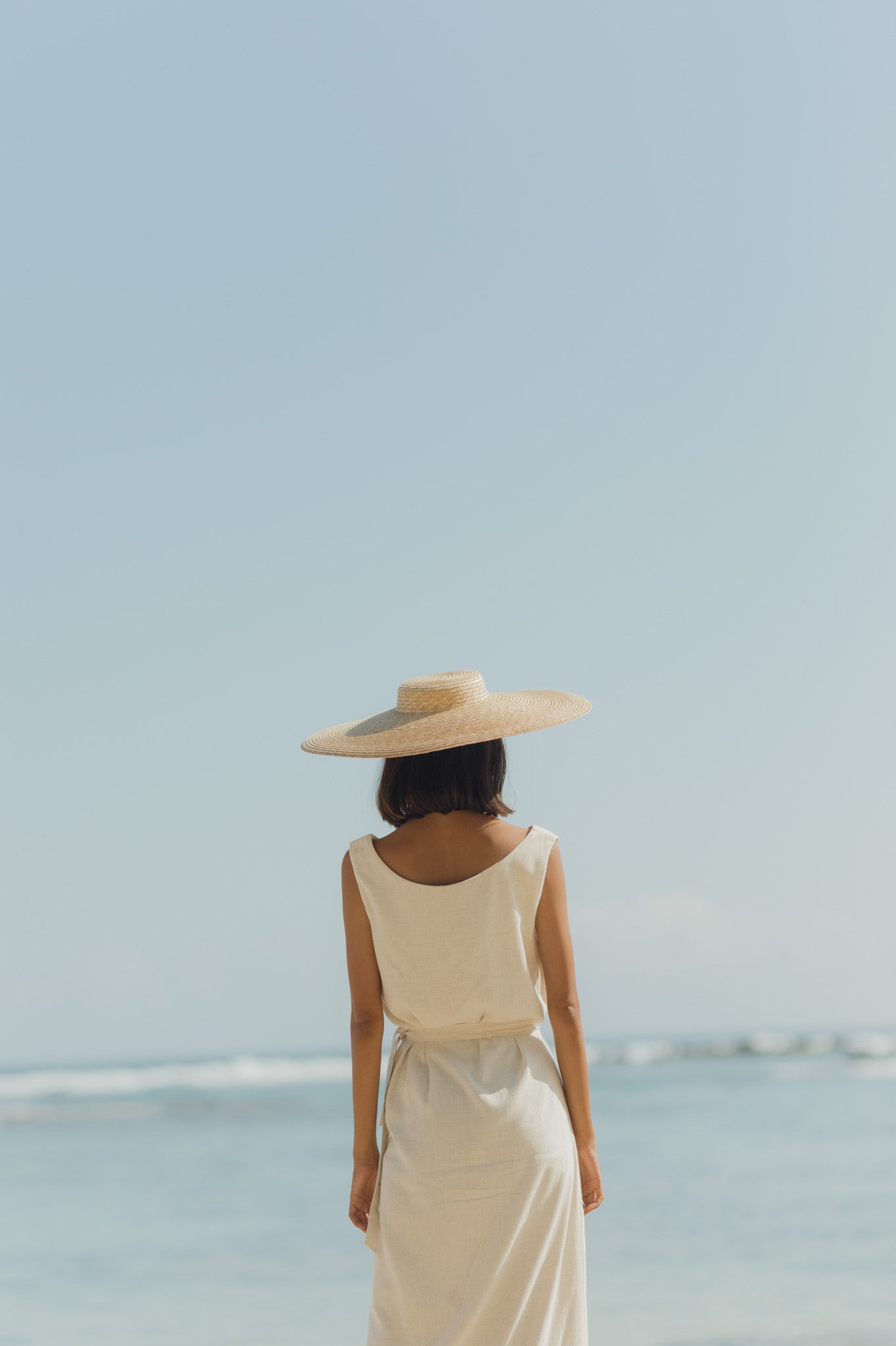 Linen Wrap Dress