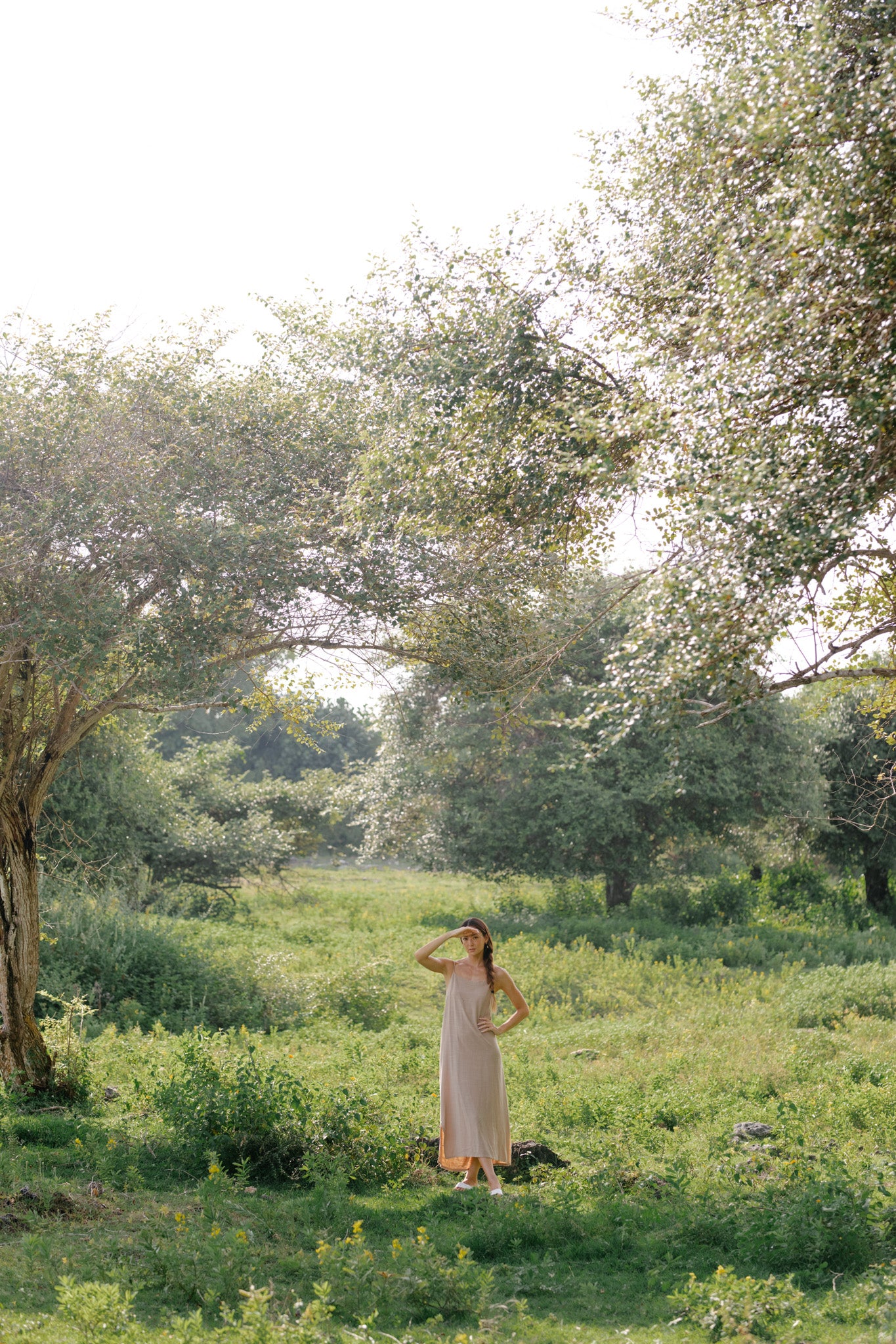 Low Back Drawstring Dress