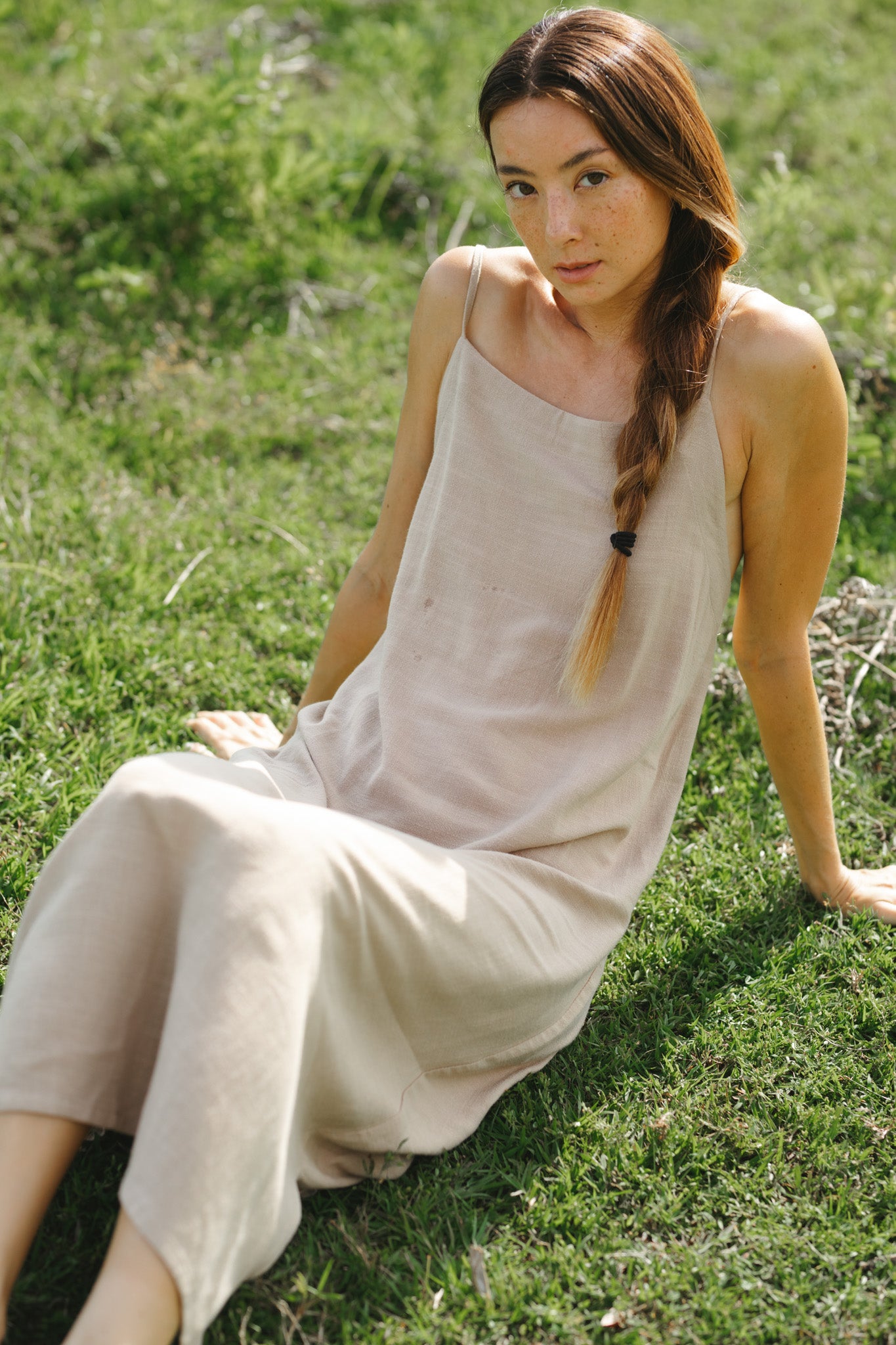 Low Back Drawstring Dress