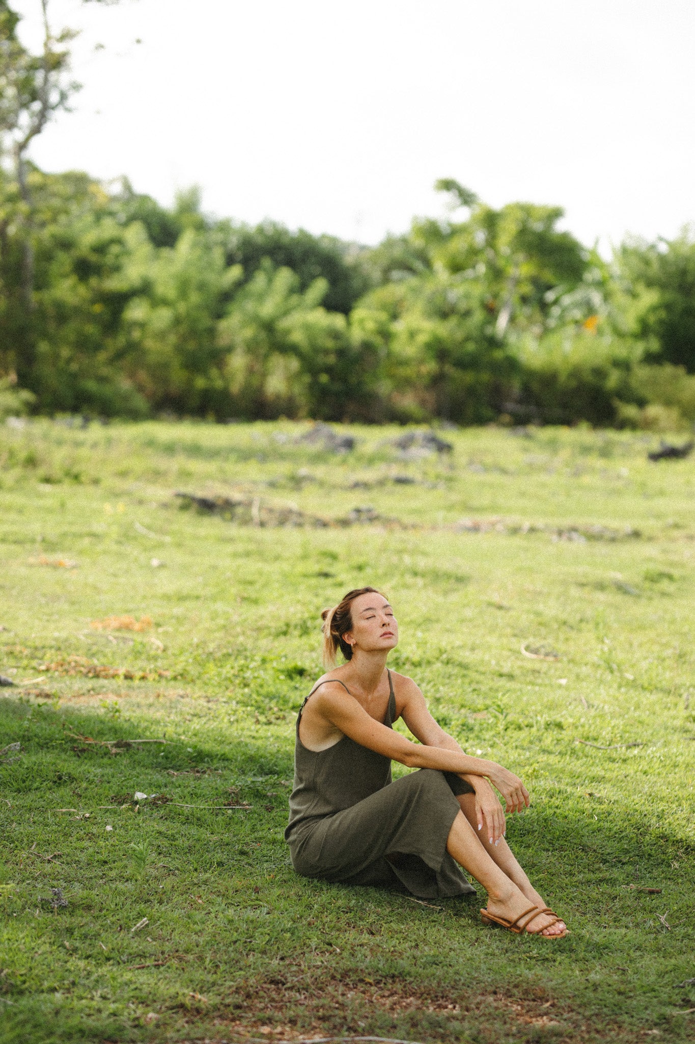 Linen Strap Dress