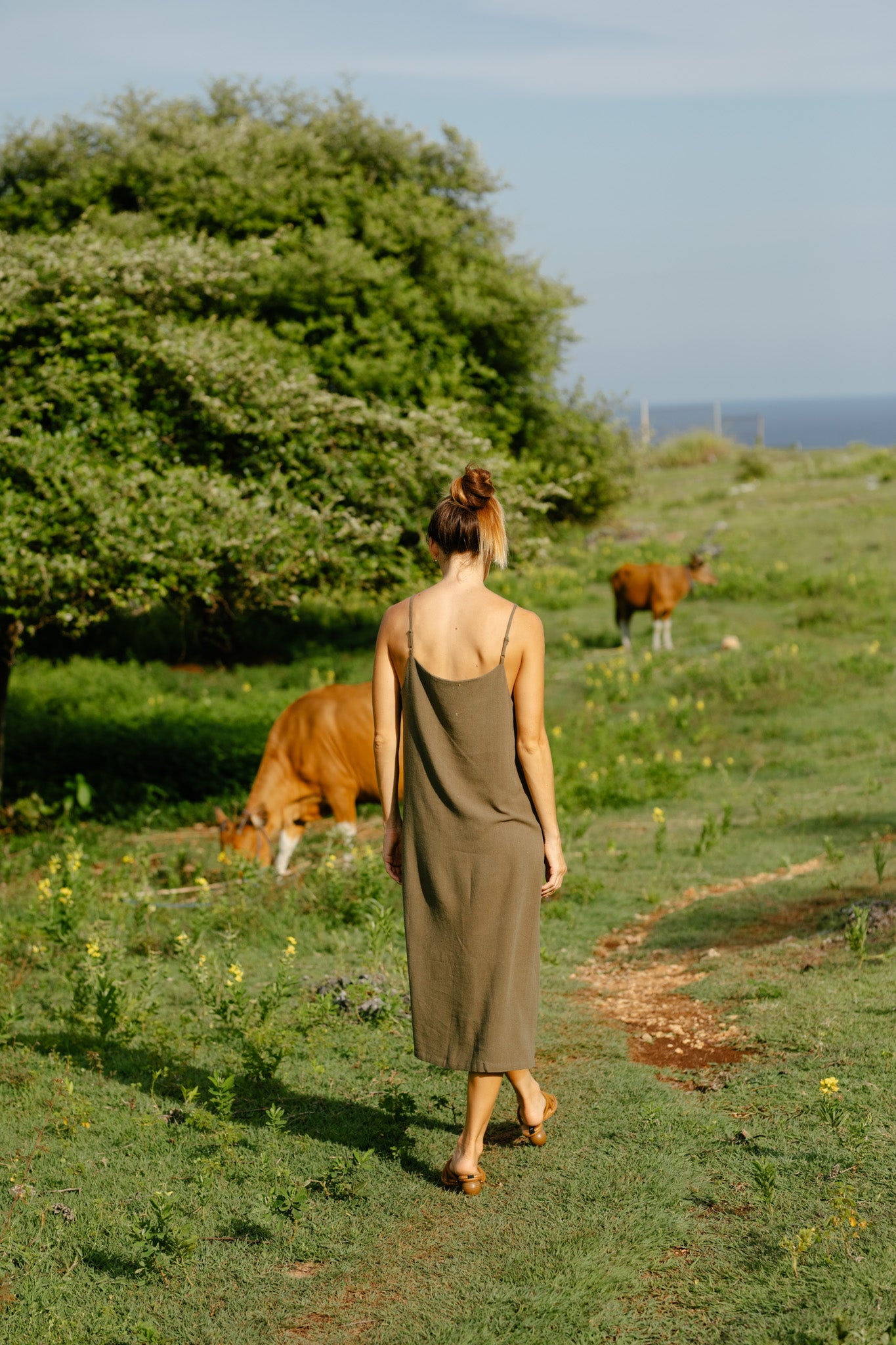Linen Strap Dress