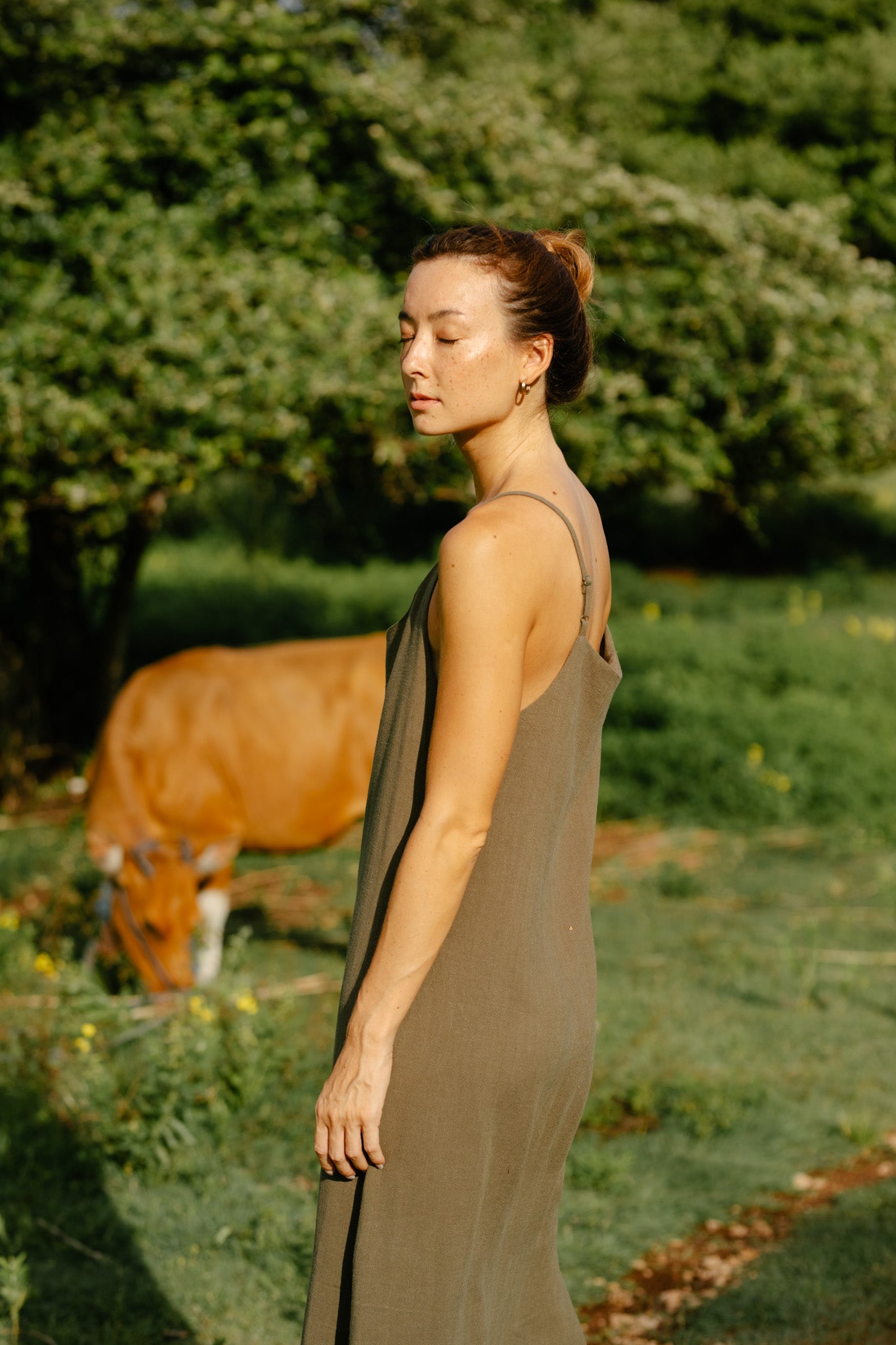 Linen Strap Dress