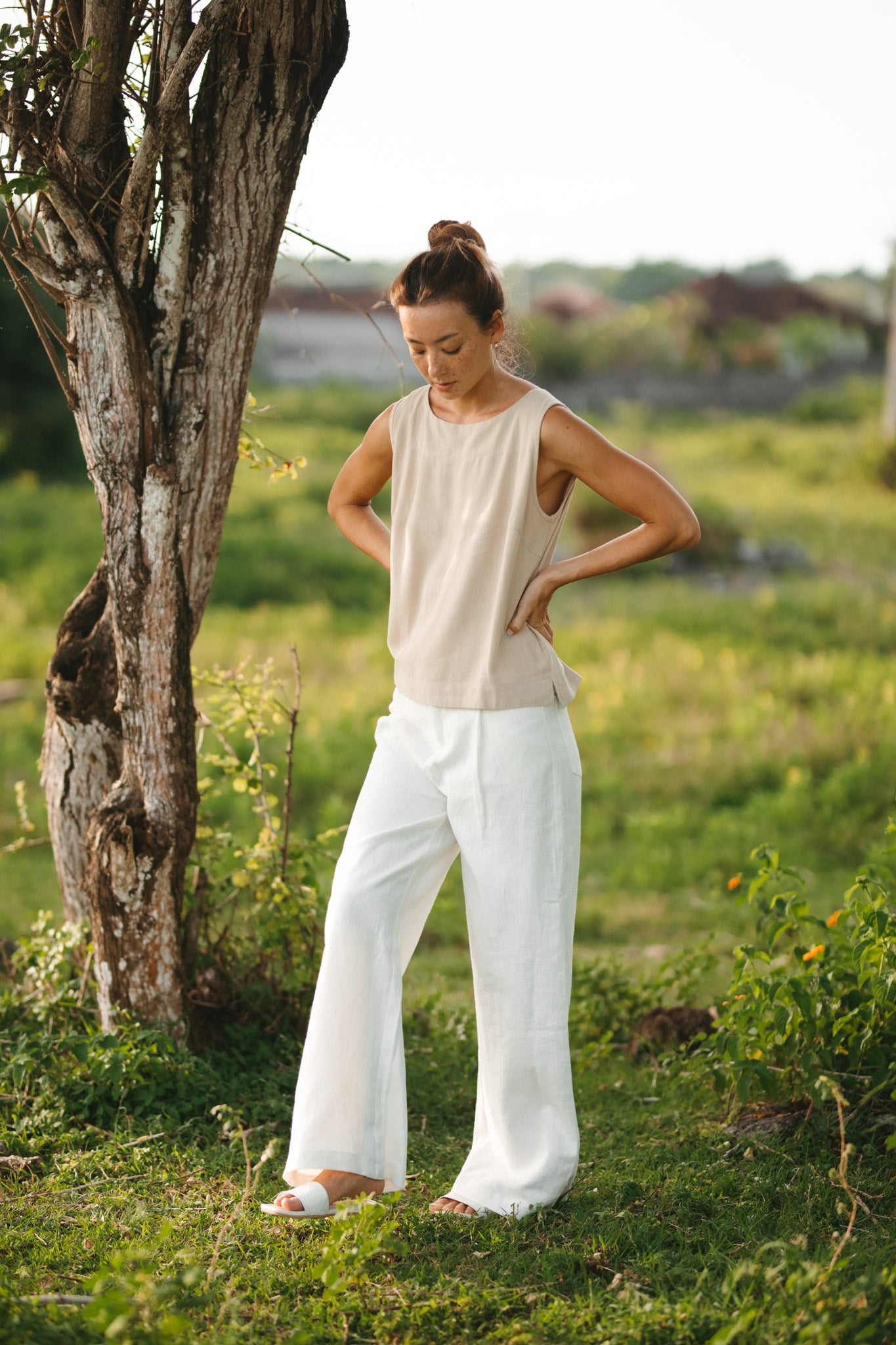 Linen Tank Top