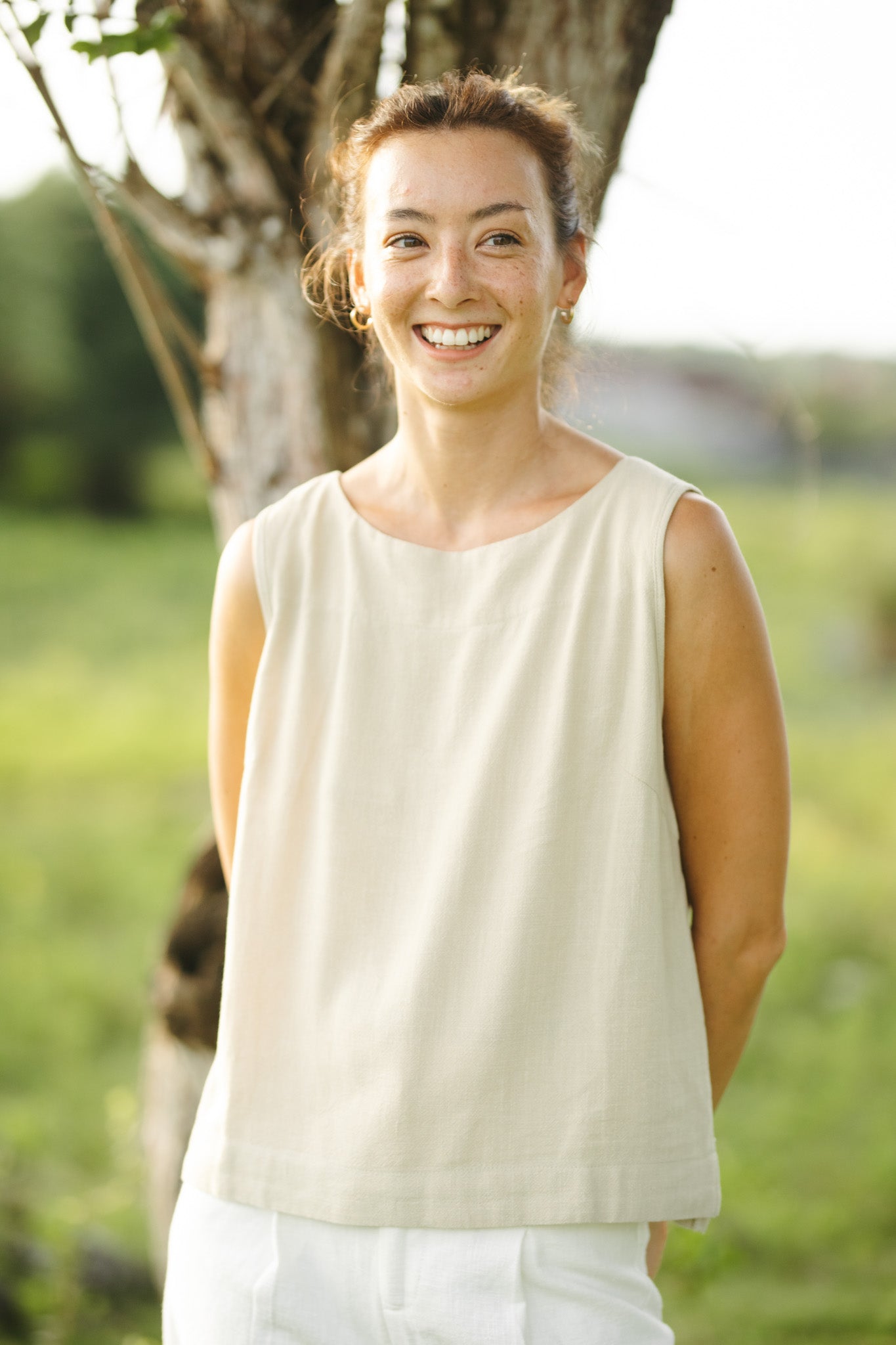 Linen Tank Top