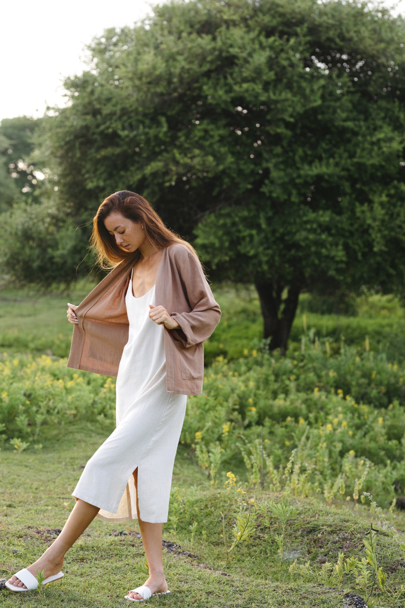 Linen Kimono Cardigan