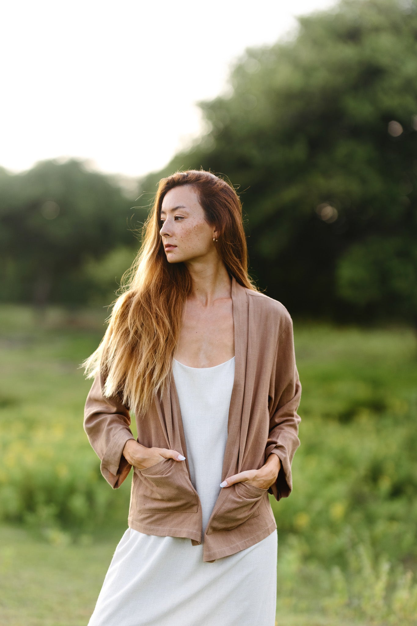 Linen Kimono Cardigan