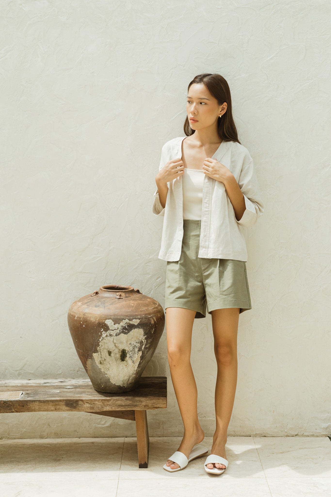 Linen Kimono Cardigan