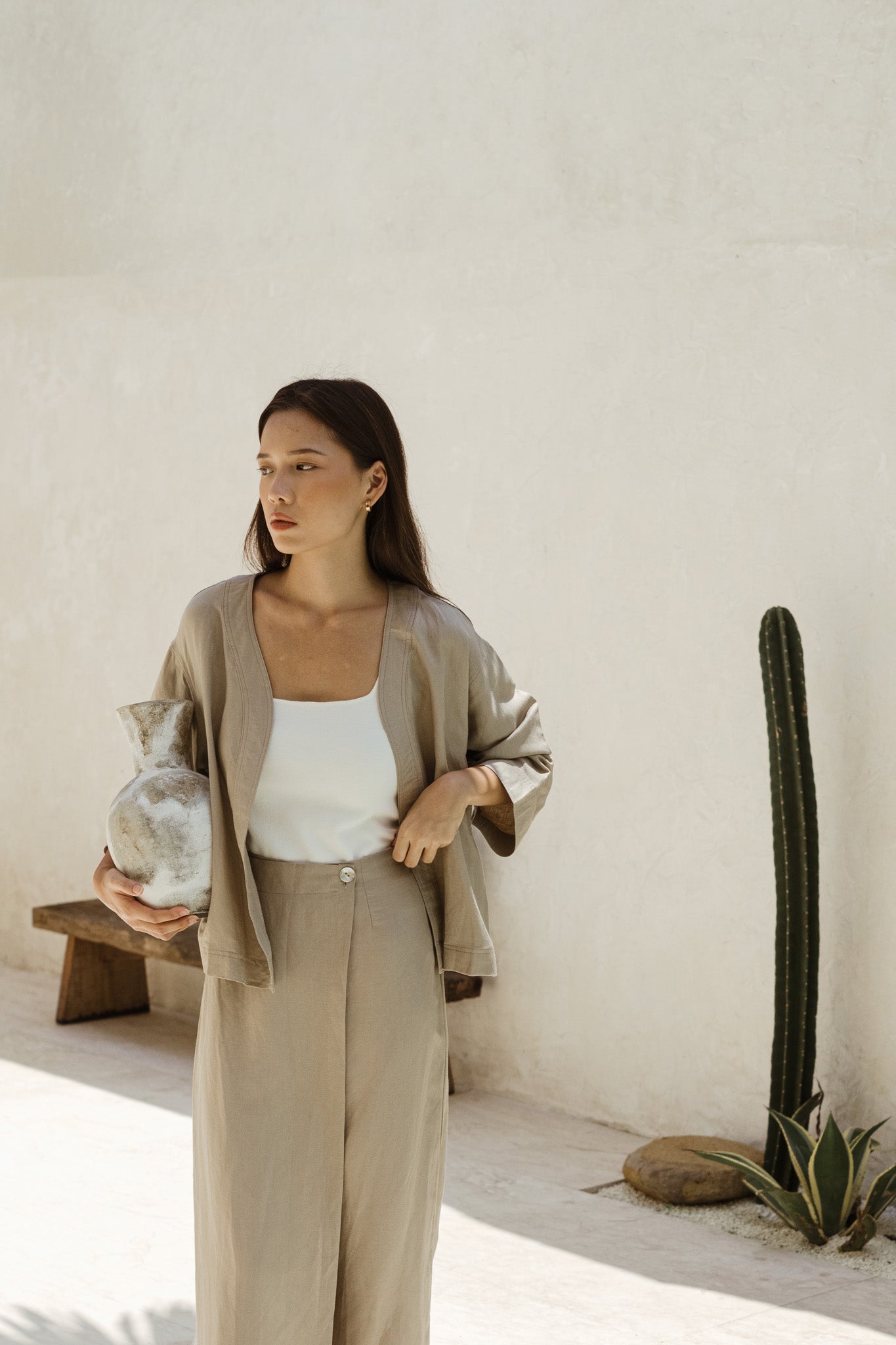 Linen Kimono Cardigan