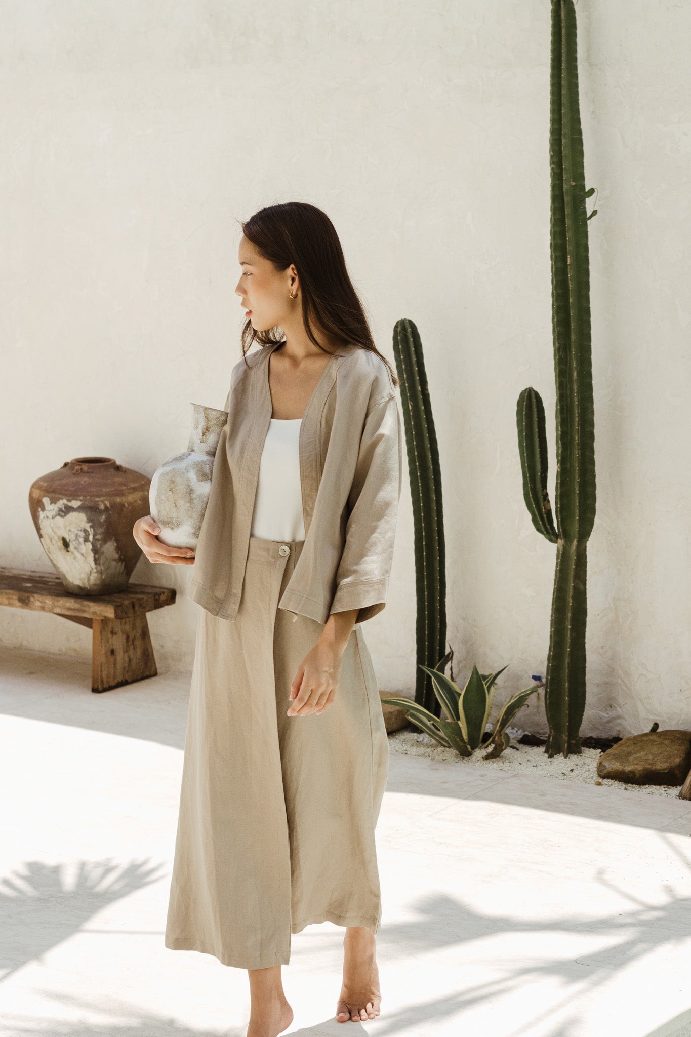Linen Kimono Cardigan