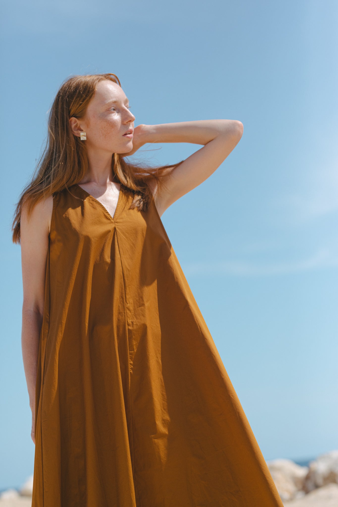 A Line Midi Dress