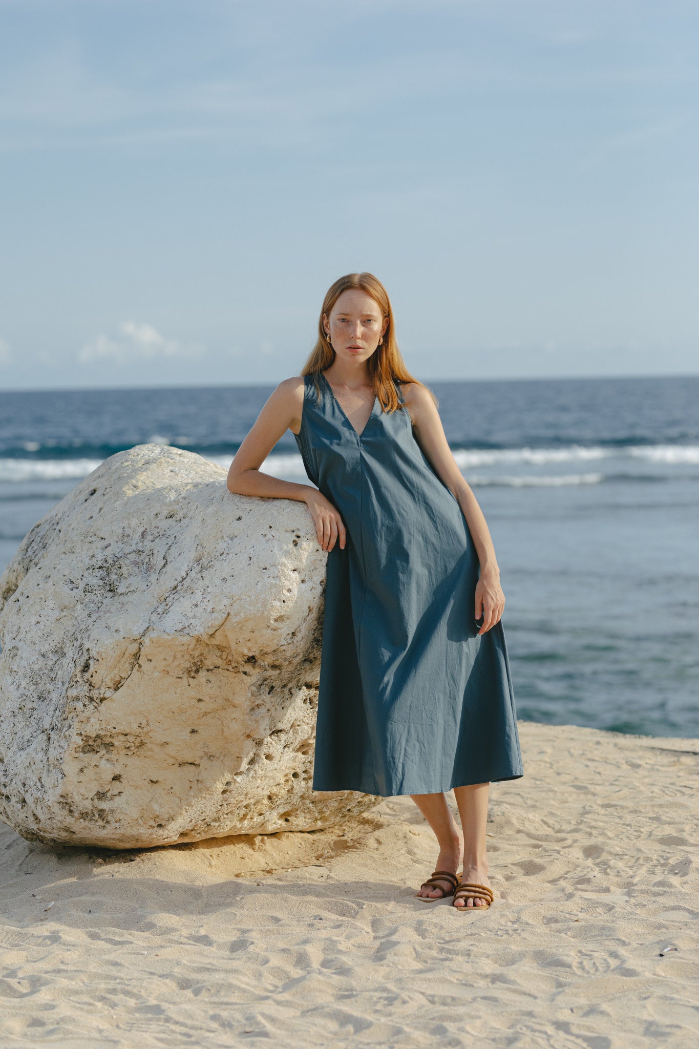 A Line Midi Dress